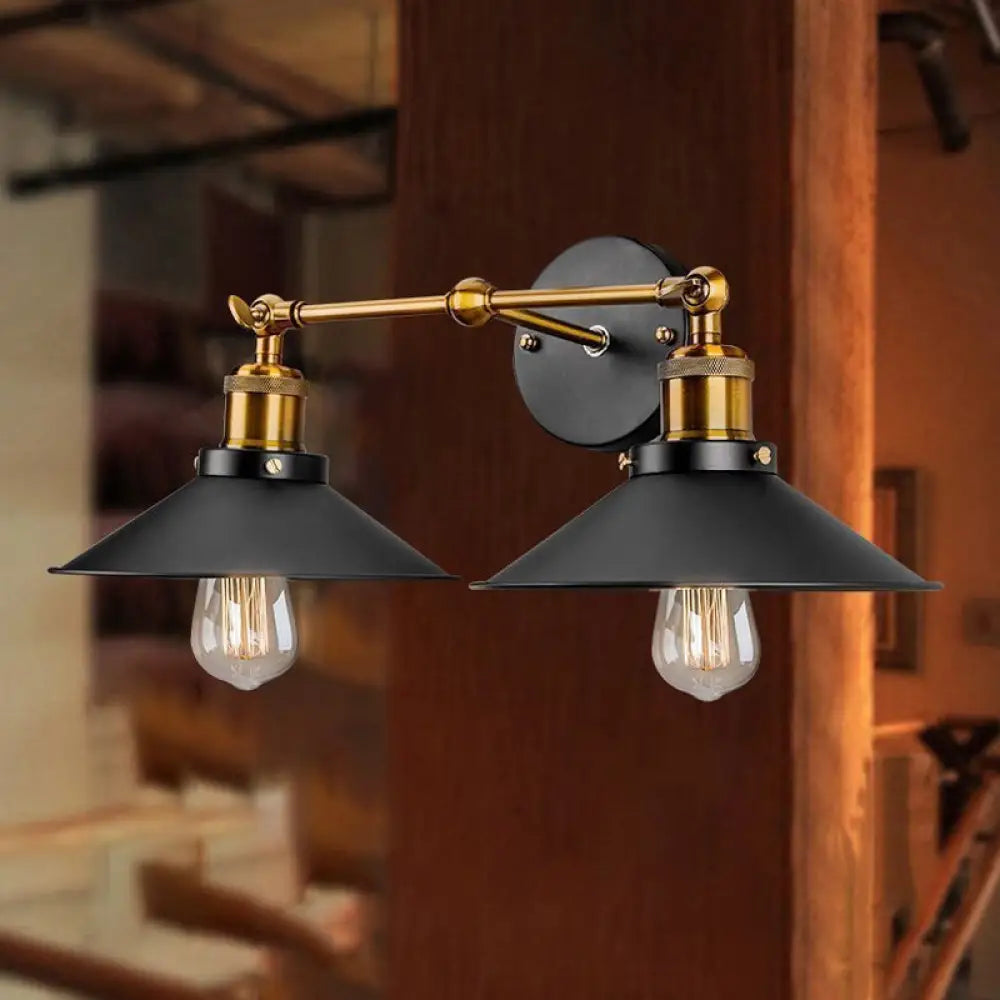 Industrial Wall Sconce | Modern Bedroom & Hallway Lighting