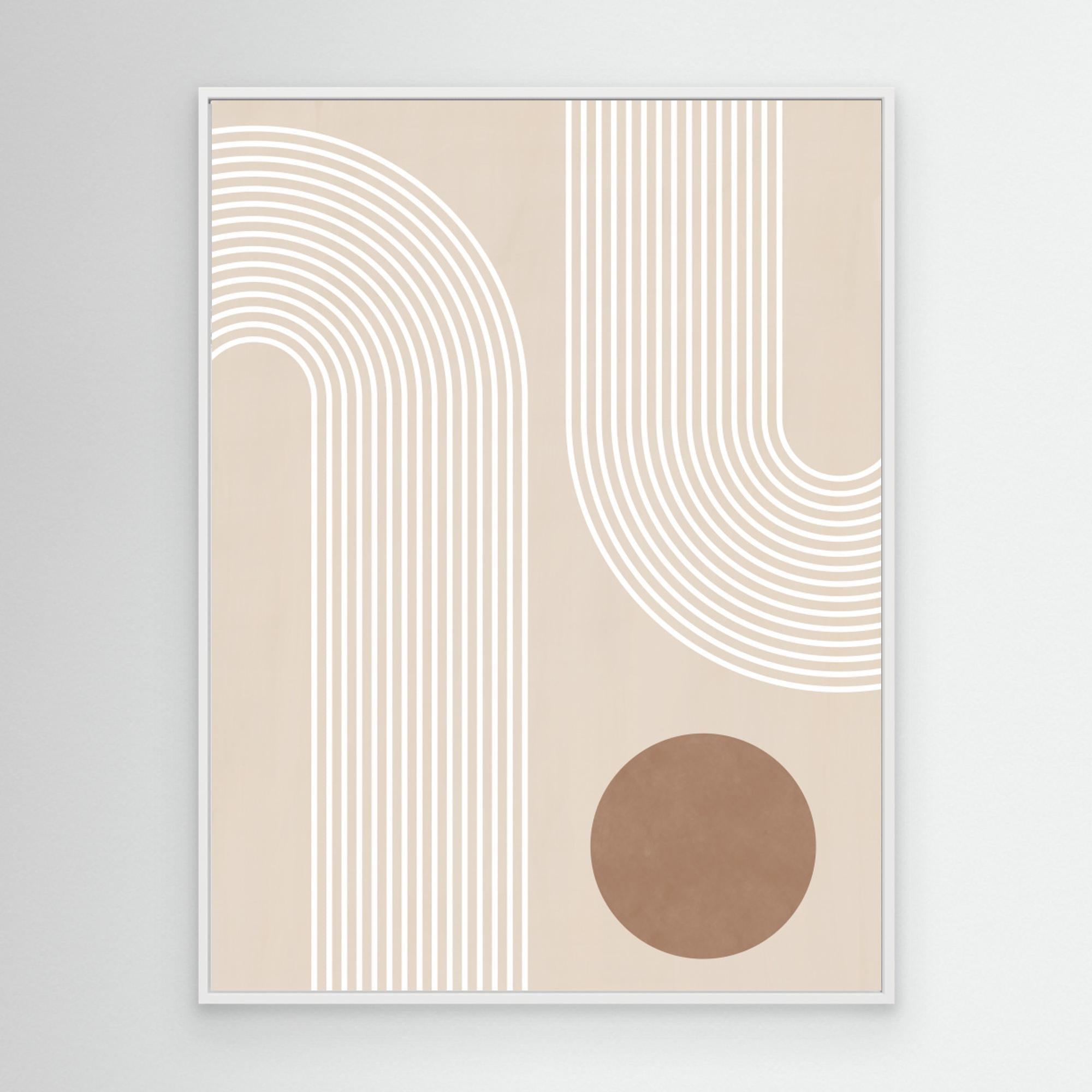 Beige Arc Poster No.1 by Elena Ristova - PRHOMZ