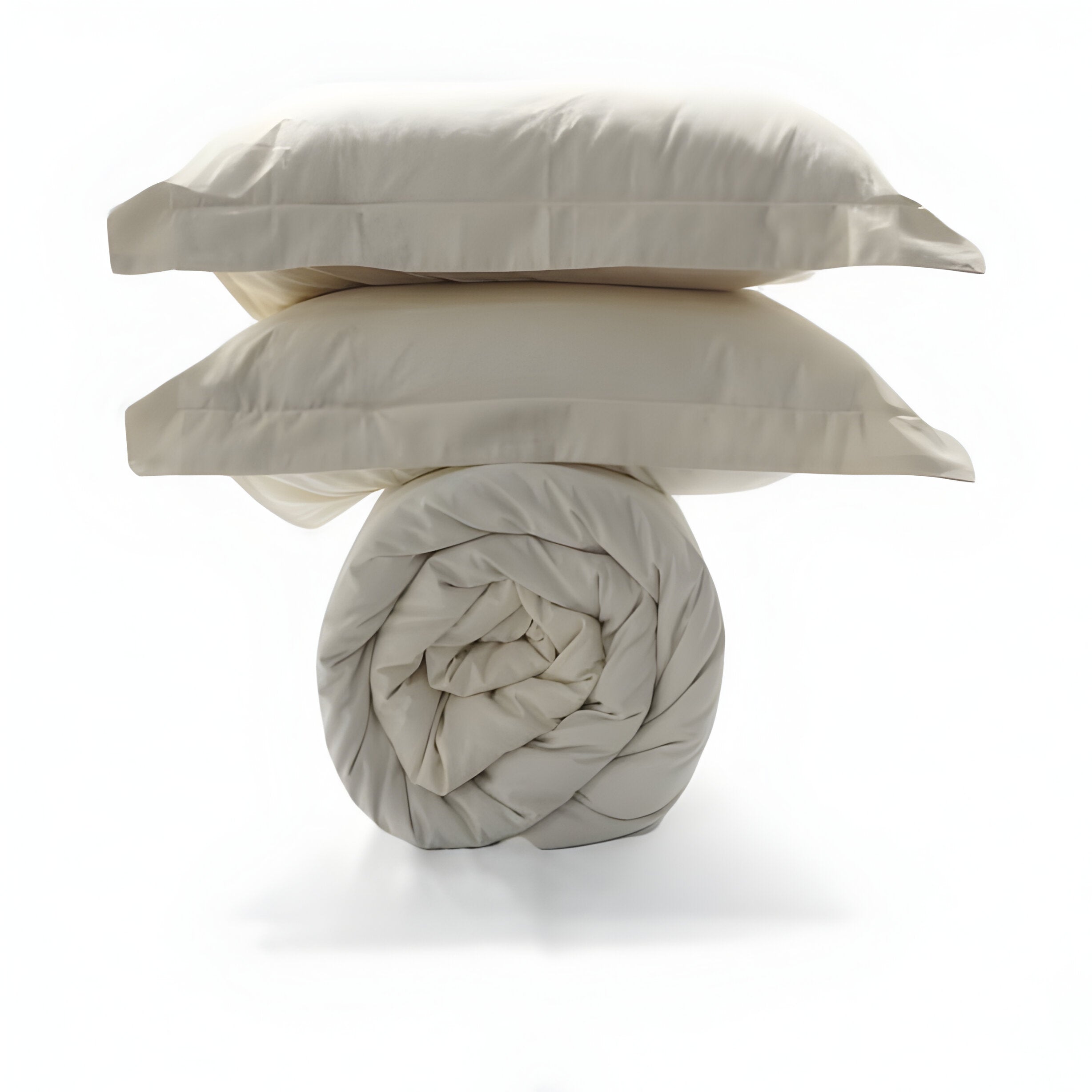 300TC Cotton Percale Solid Duvet Cover Set
