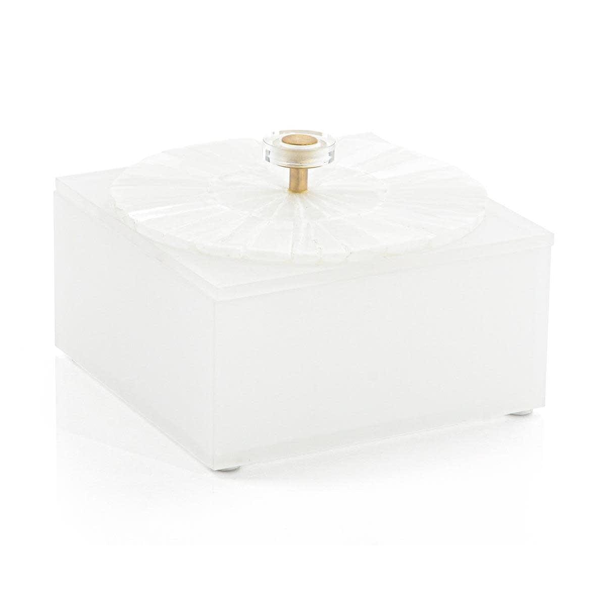 John-Richard Quartz And Frosted Acrylic Box