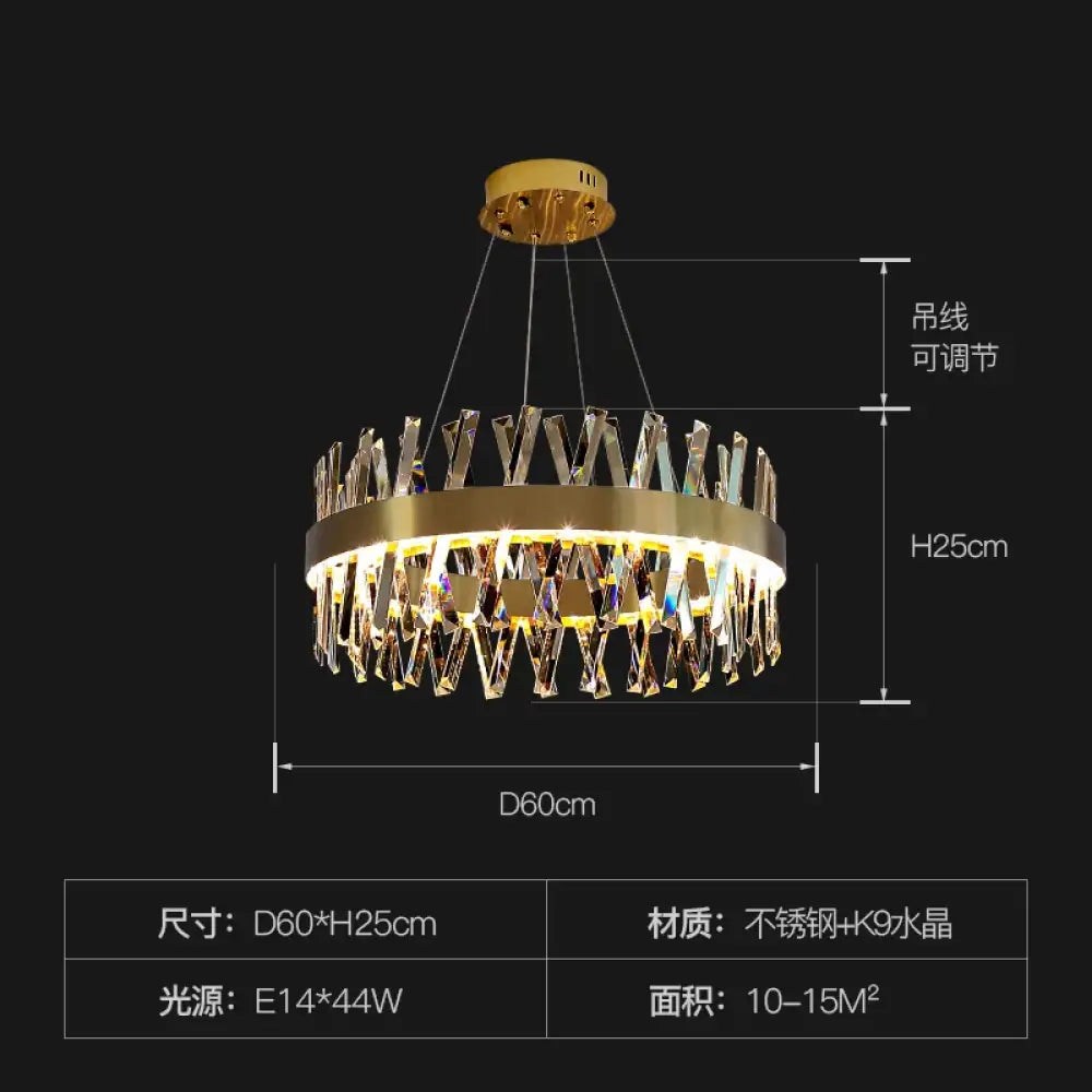 K9 LED Crystal Chandelier | Modern Dining Room Lighting