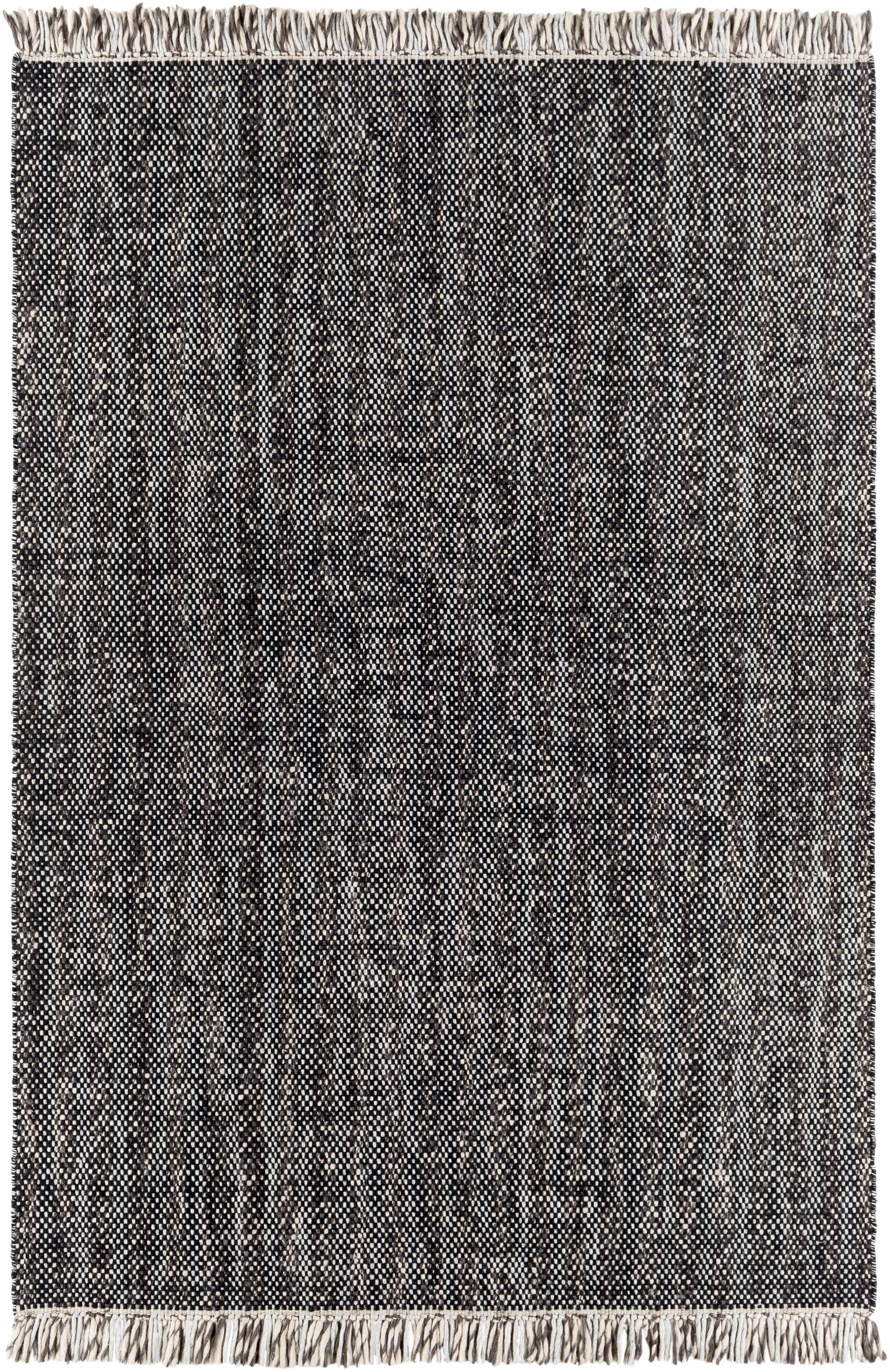 Kenora Charcoal Wool Area Rug - Clearance - PRHOMZ