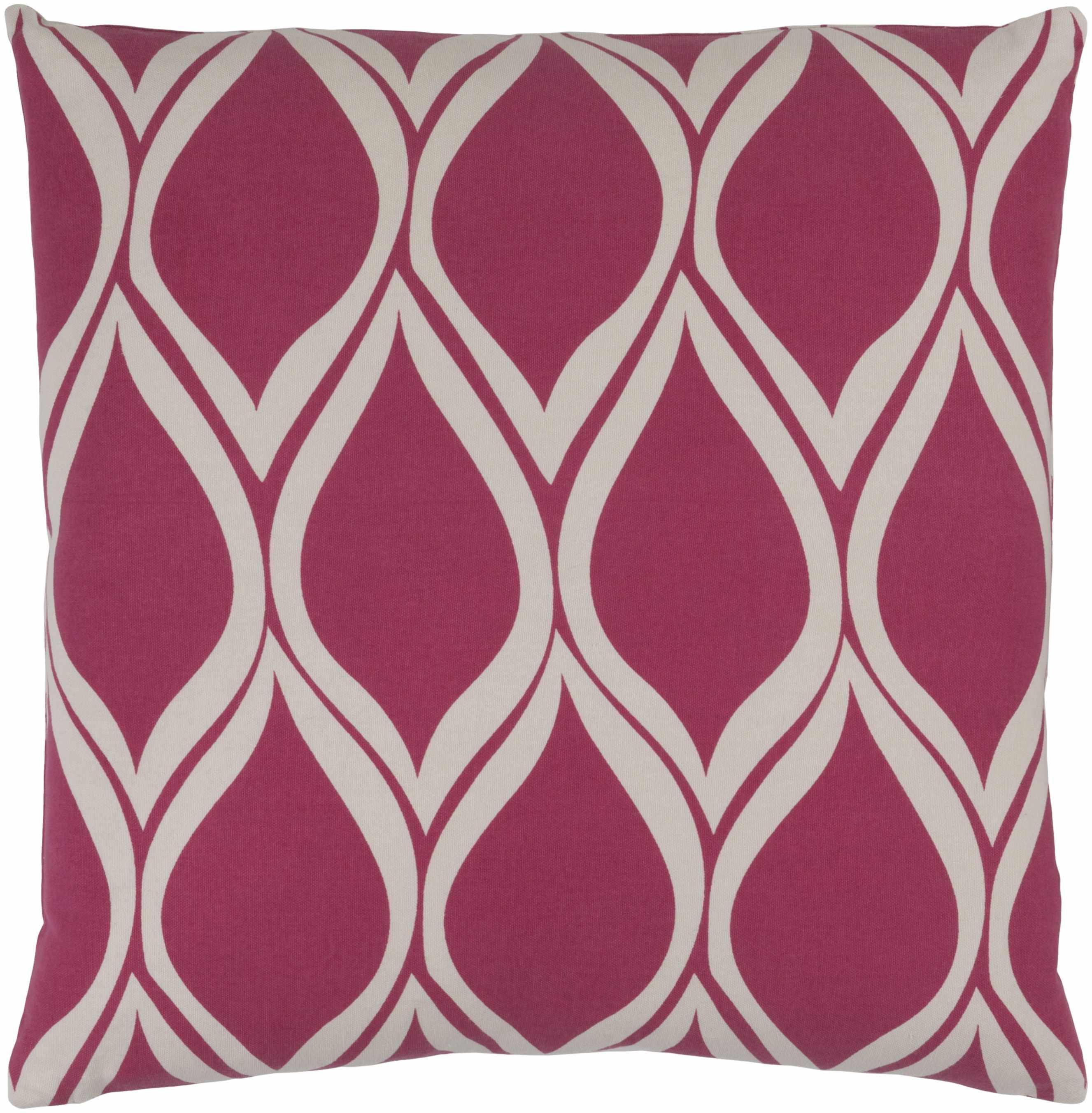 Kidlington Red Geometric Square Throw Pillow - Clearance - PRHOMZ