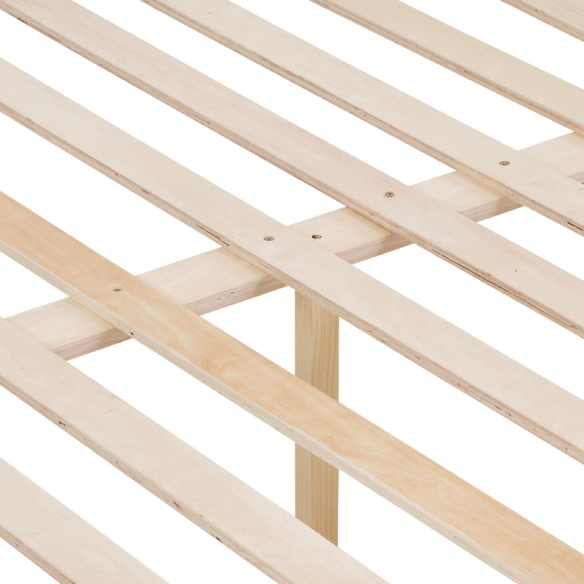 Kids Shared Room Full Over Full Wood Bunk Bed with High Guardrail Ladder White | Just Better Bunk Beds