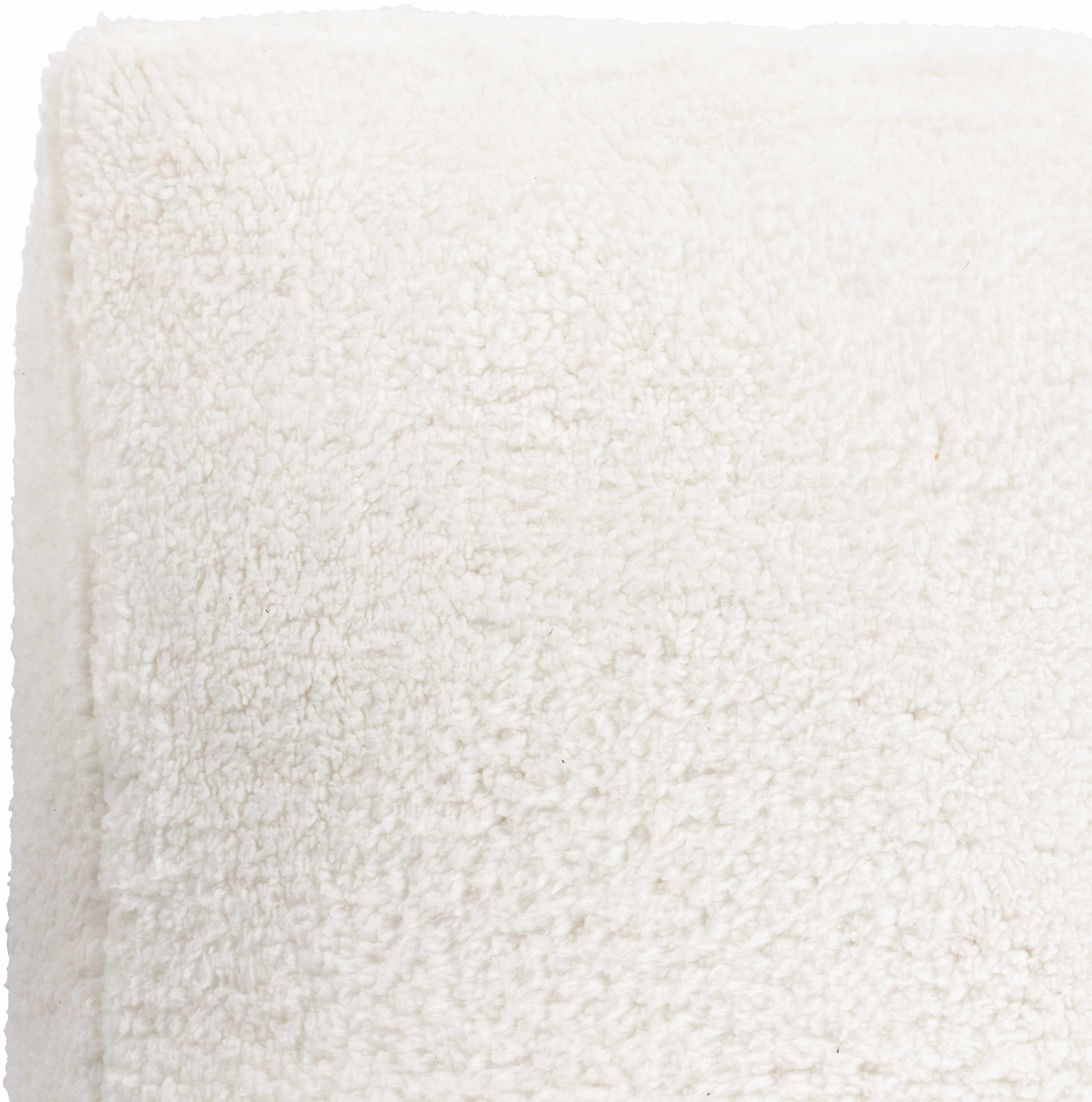 Kilrush White Plush Floor Pillow - Clearance-1