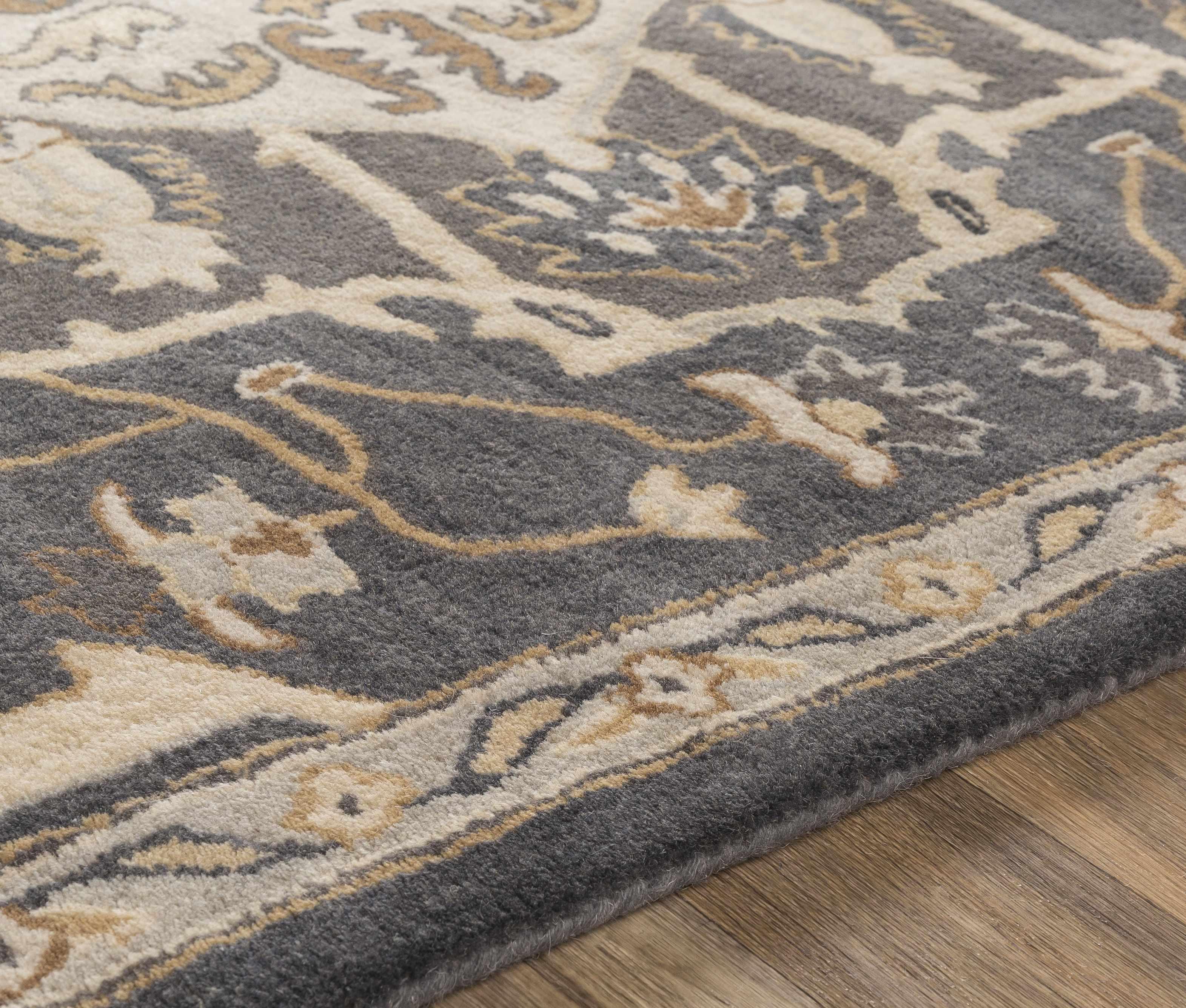 Broomfield Hand Tufted Charcoal 12823 Area Rug - Clearance - PRHOMZ