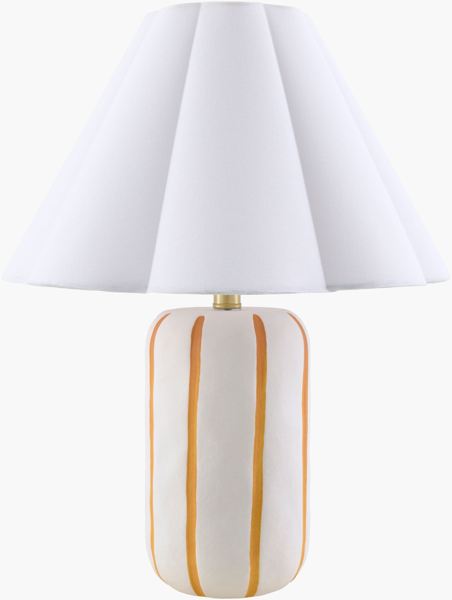 Warm Light Gray Traditional Table Lamp with linen details for bedside or console tables-0