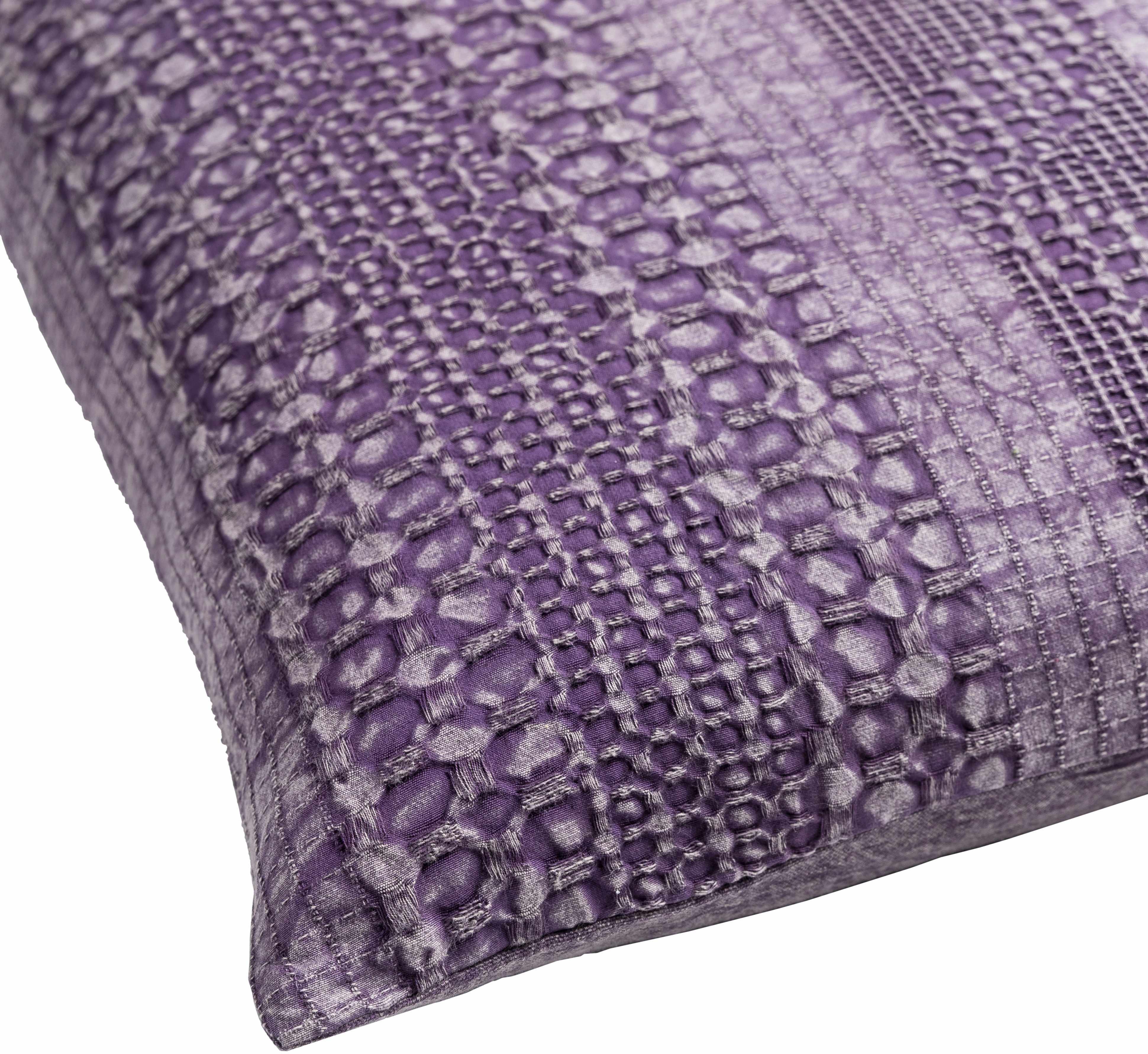 Kasi Purple Square Throw Pillow-1