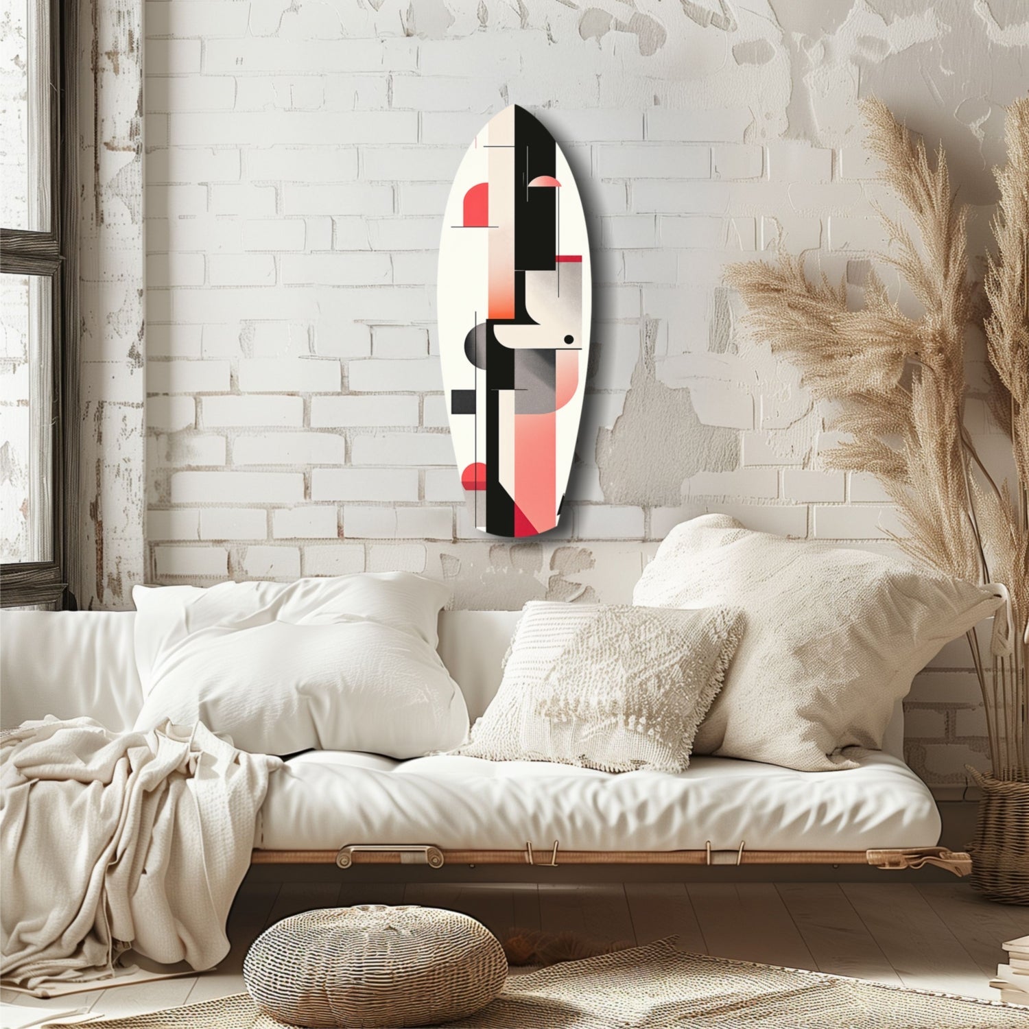 Modern Wave Harmony Glass Wall Art