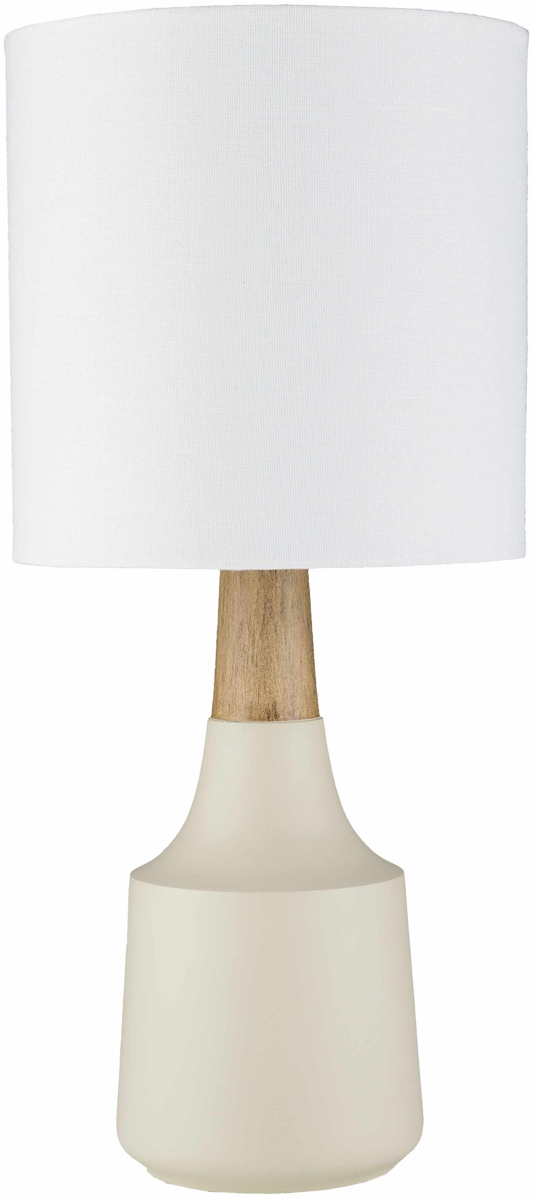 Gattaran Ivory & White Table Lamp - PRHOMZ
