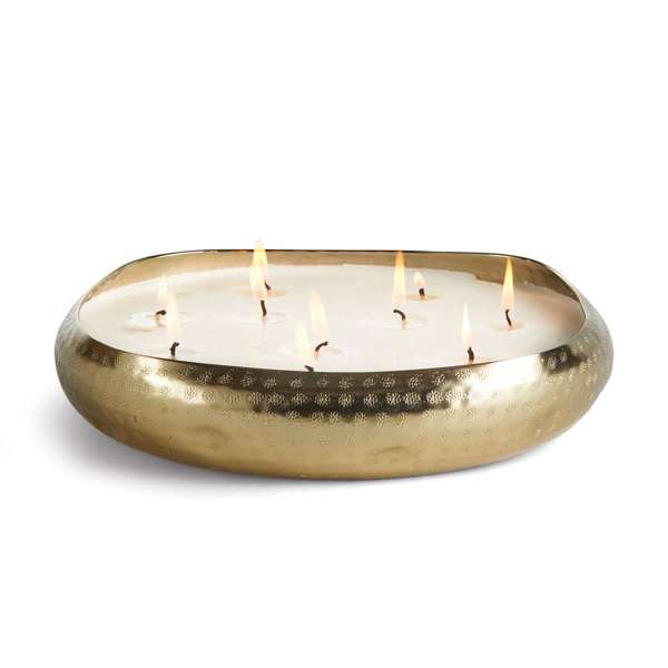 10 WICK GOLD CANDLE TRAY-4