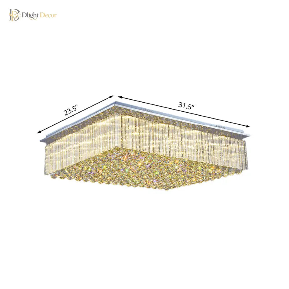Lauren Crystal Chandelier | Bedroom & Bedside Lighting