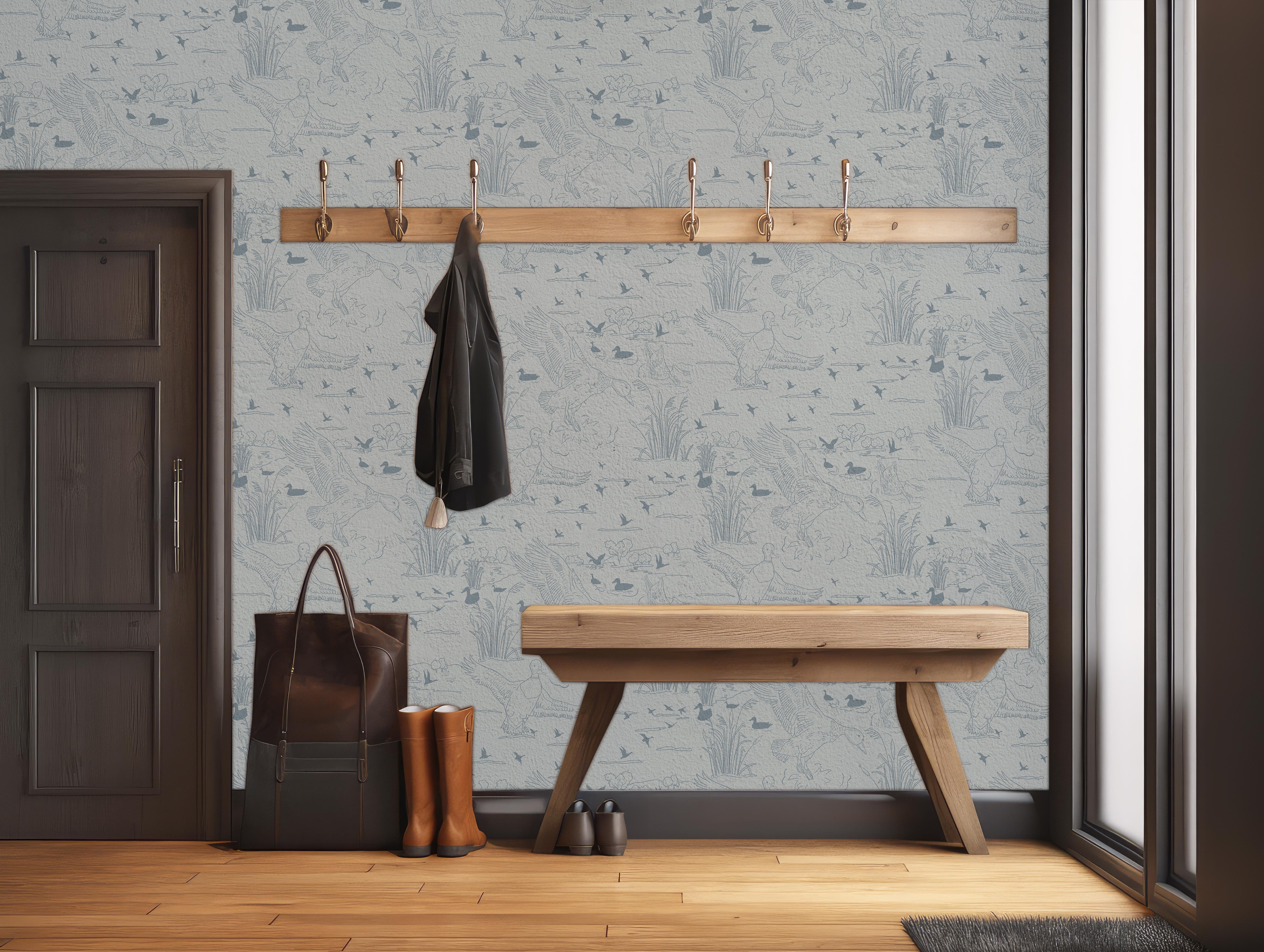 Wallace Wallpaper by Painted Hawk Design