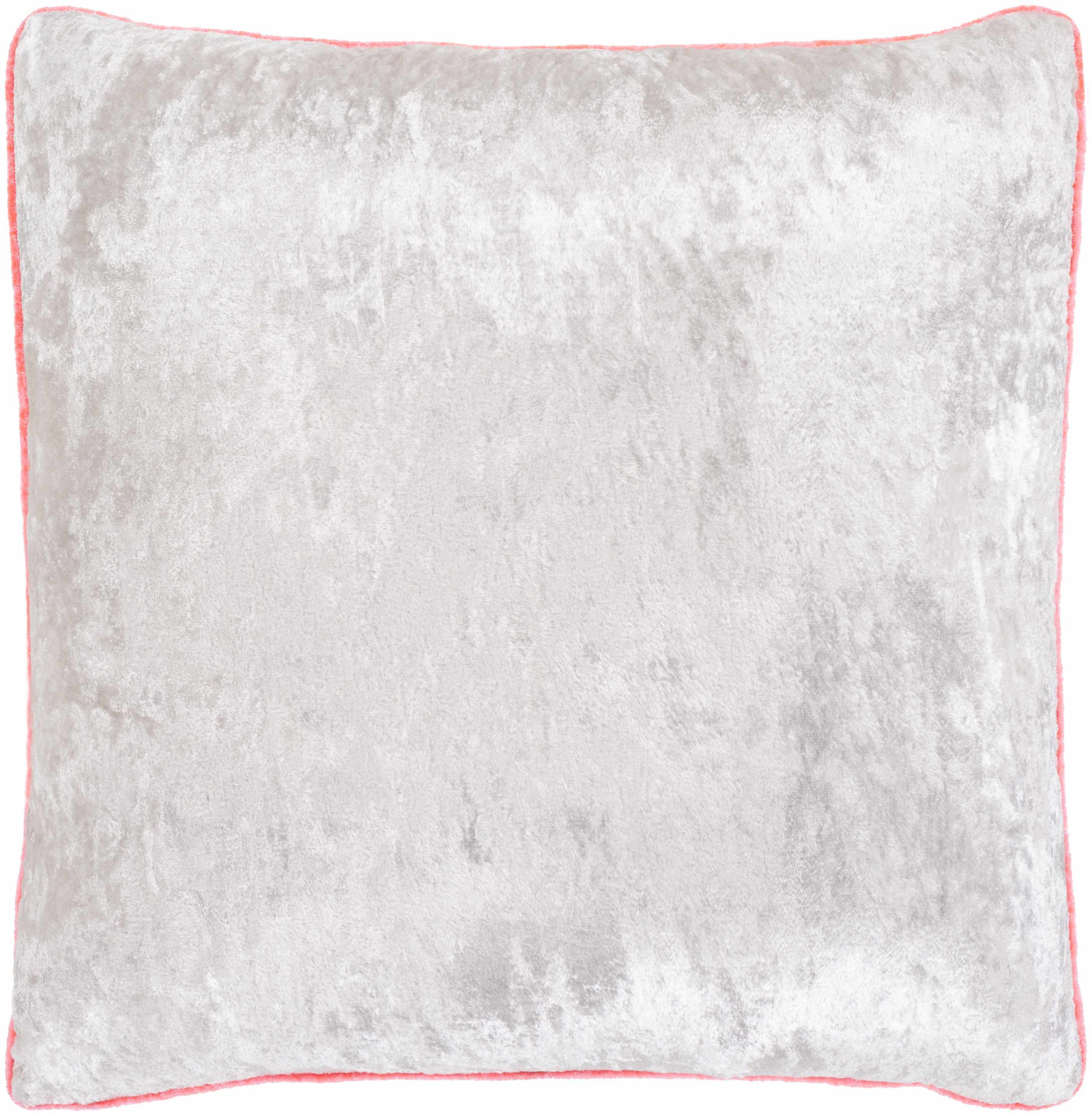 Lacon Gray Crushed Velvet Throw Pillow - Clearance-1