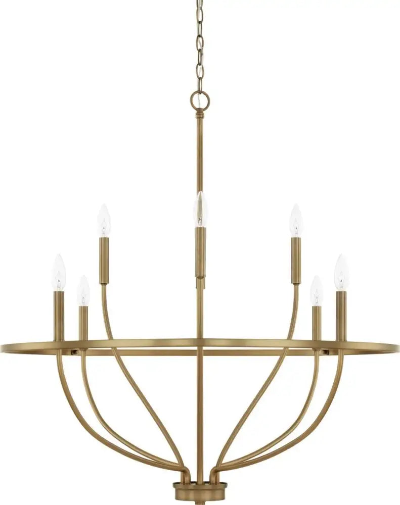 LED Industrial Chandelier | Modern Dining Room Lighting