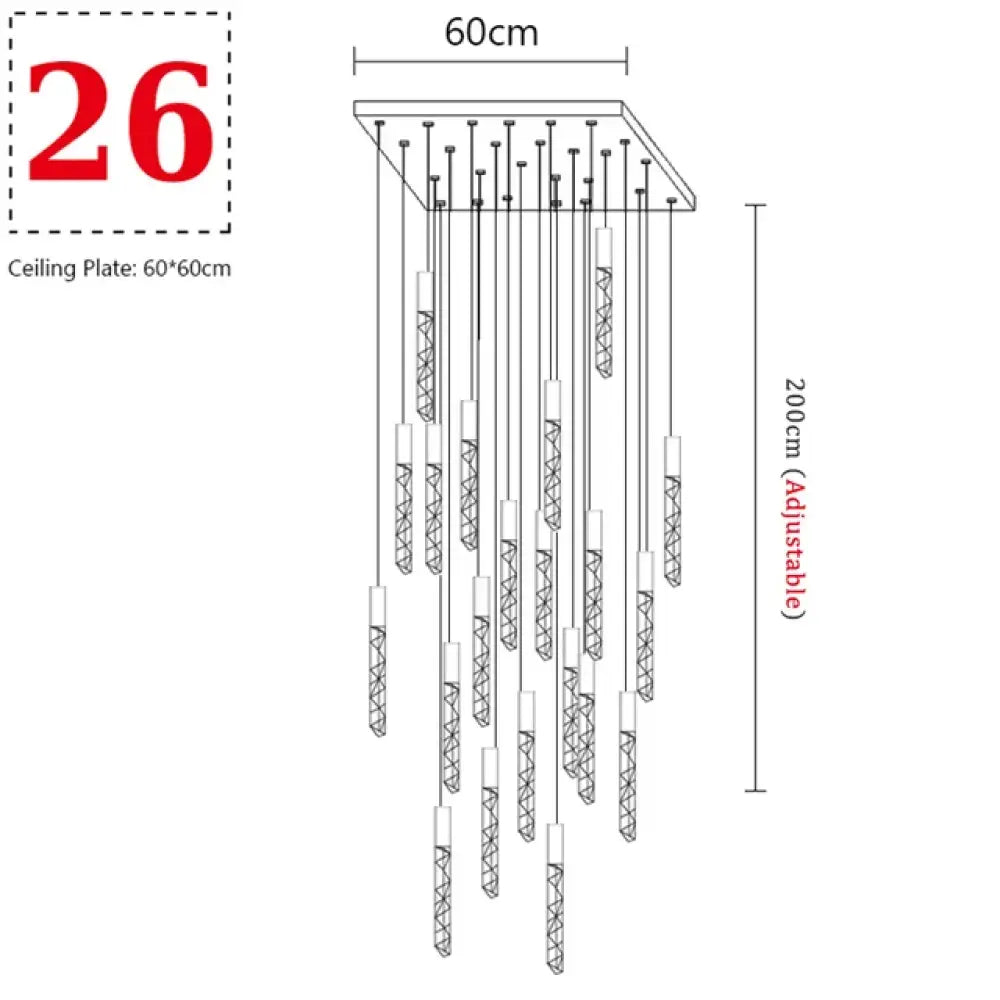 LED Modern Chandelier | Hallway & Entry Home Lighting