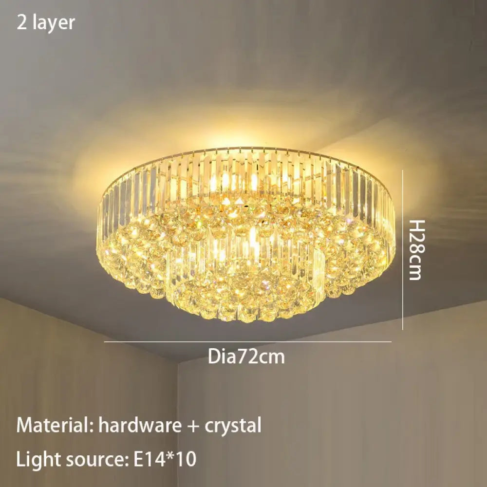LED Modern Crystal Ceiling Light | Dining Room Lighting