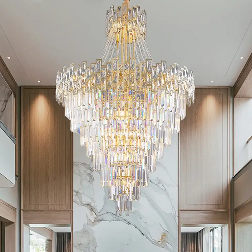 LED Modern Crystal Chandelier | Hotel & Villa Lighting