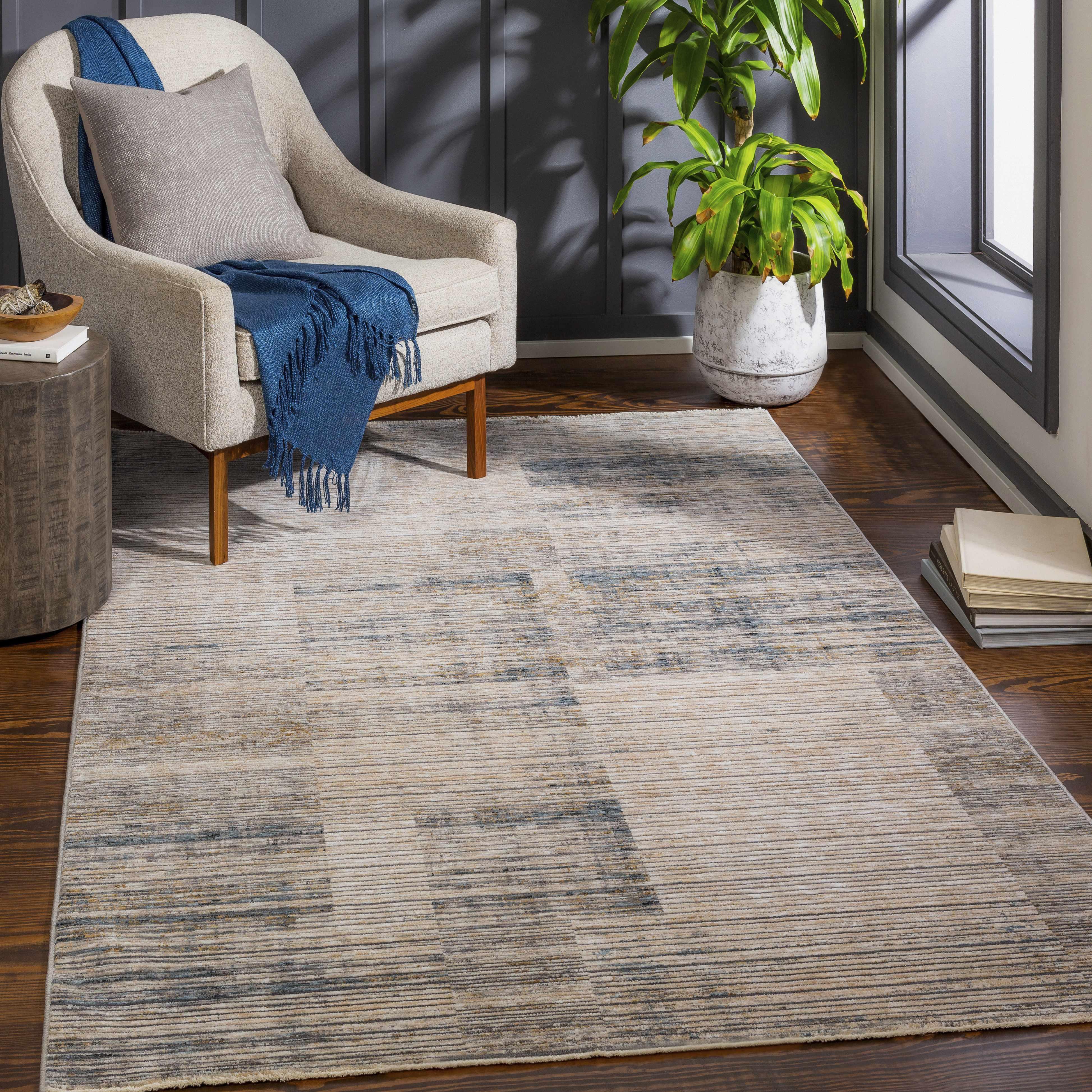 Leechburg Luxe Fringe Rug - Clearance - PRHOMZ