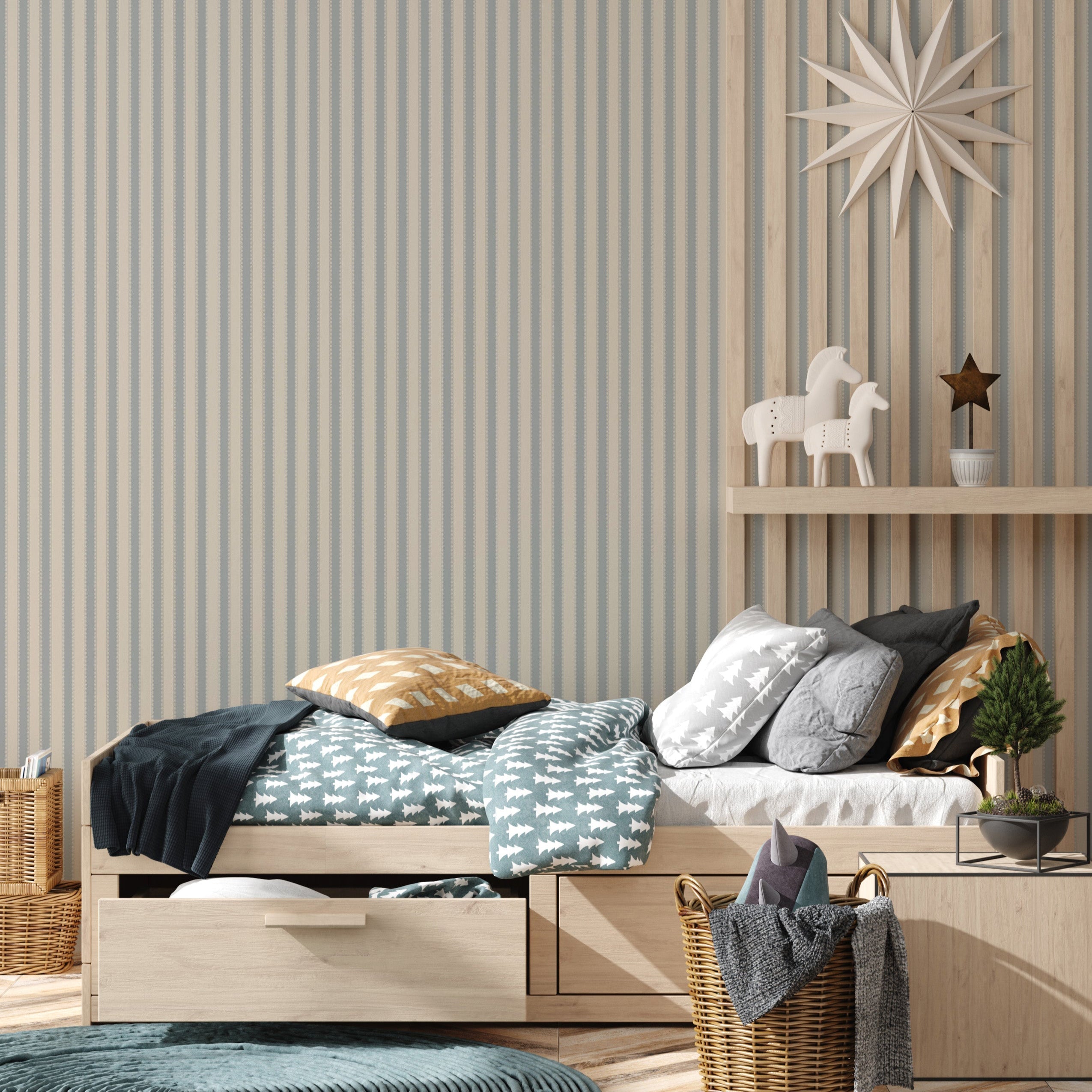 Curt Wallpaper by Hailey Kiefer Designs