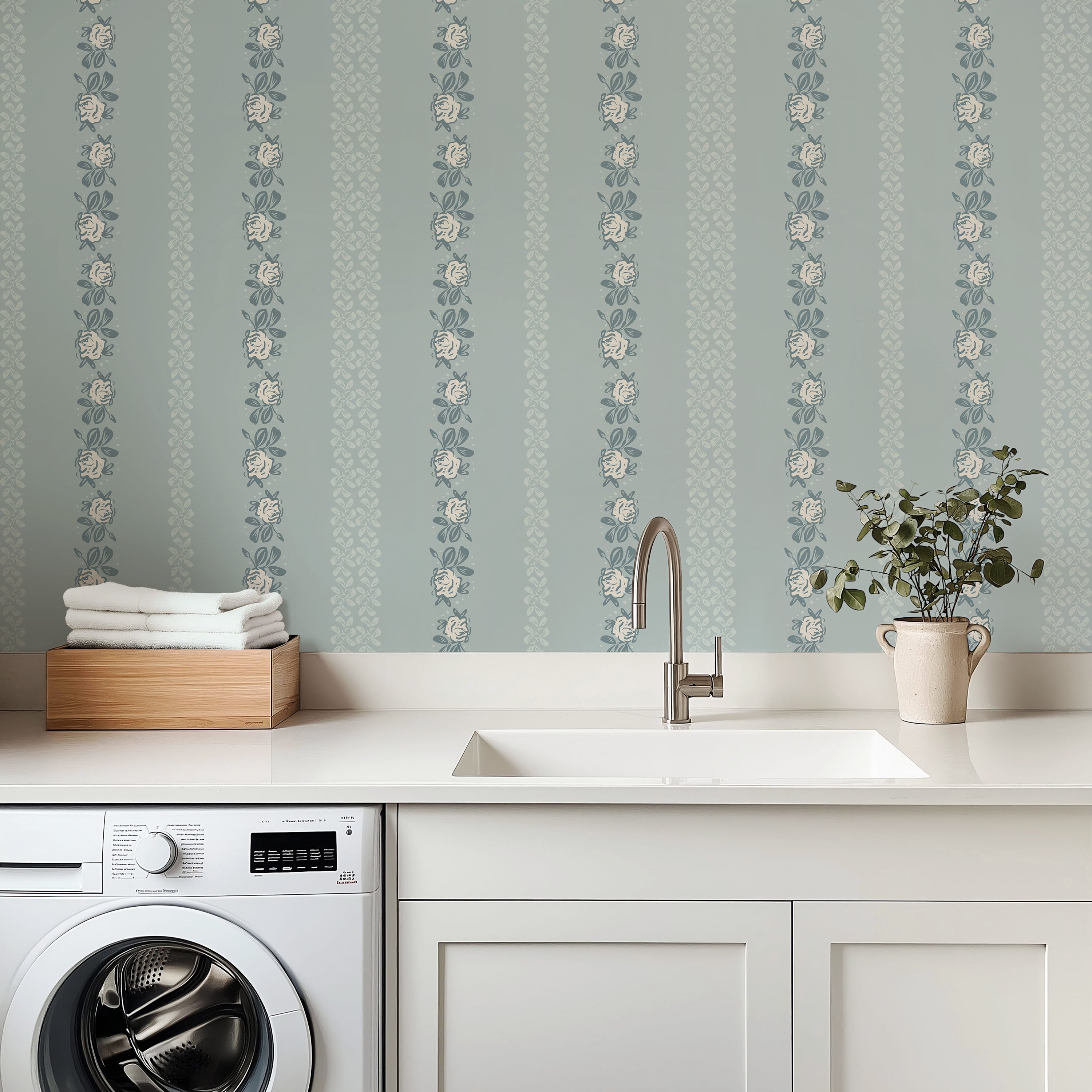 Evanthe Wallpaper by WabiSabi Pattern Studio