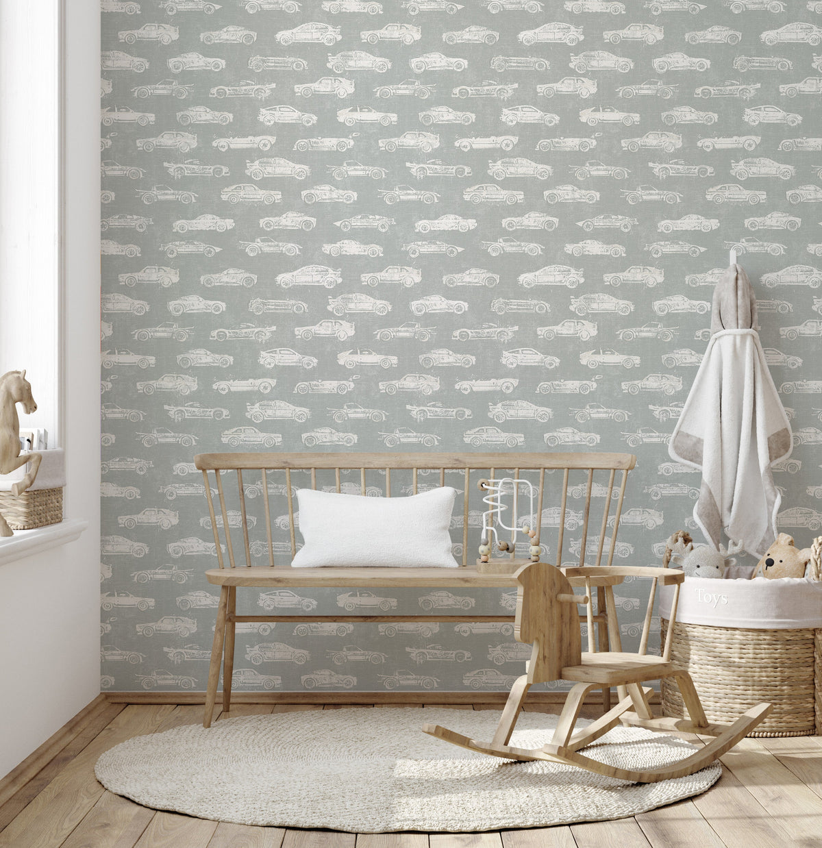 Derby Wallpaper by Rusky Rose by Amy