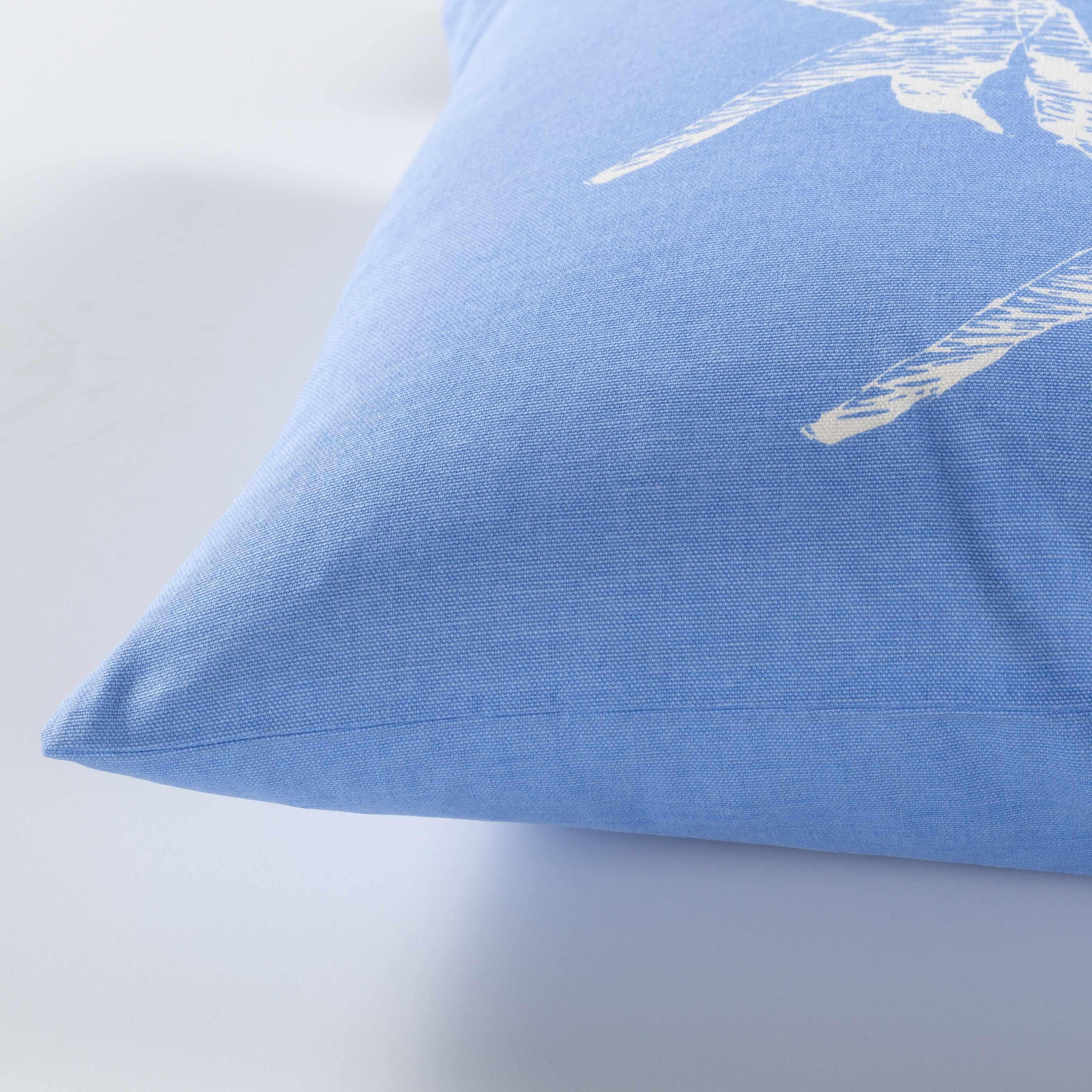 Lilyfield Blue Seagull Print Throw Pillow - Clearance-1