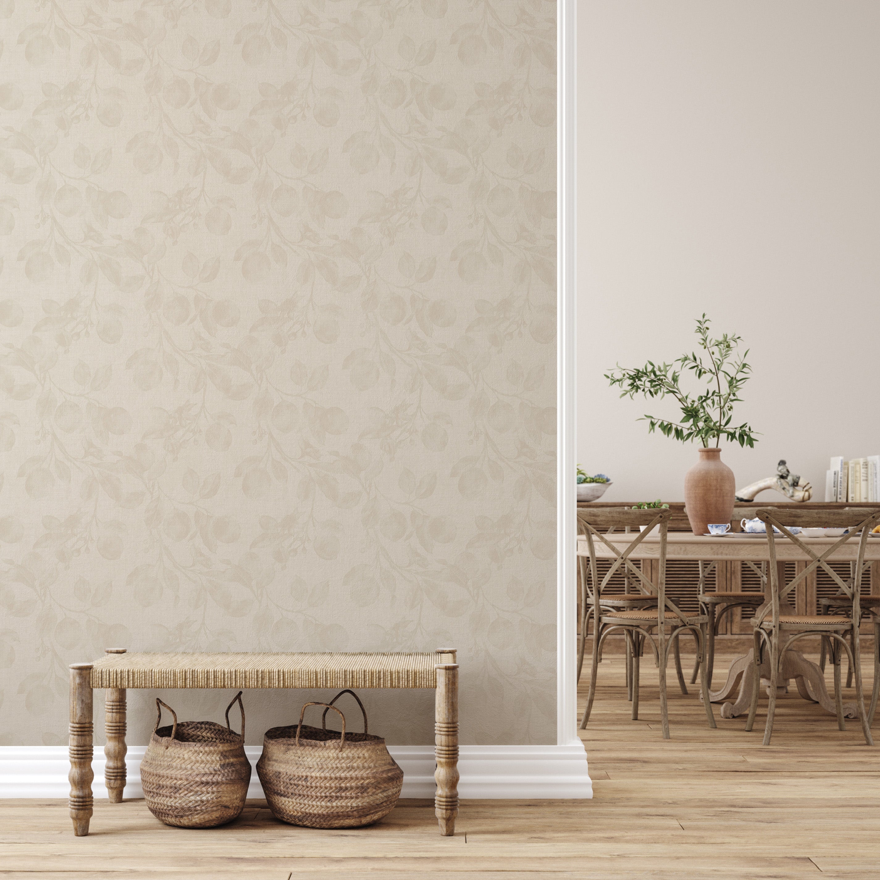 Monica's Orchard Wallpaper by Safari Natalia x Taddy Mikelaites
