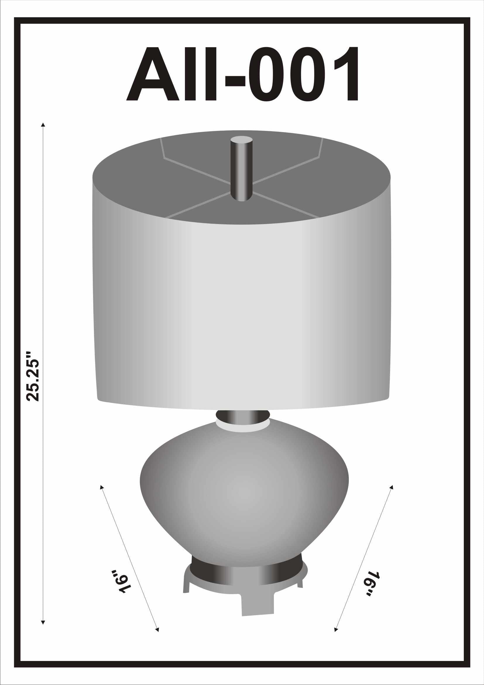 Lintangan Table Lamp - Clearance-1