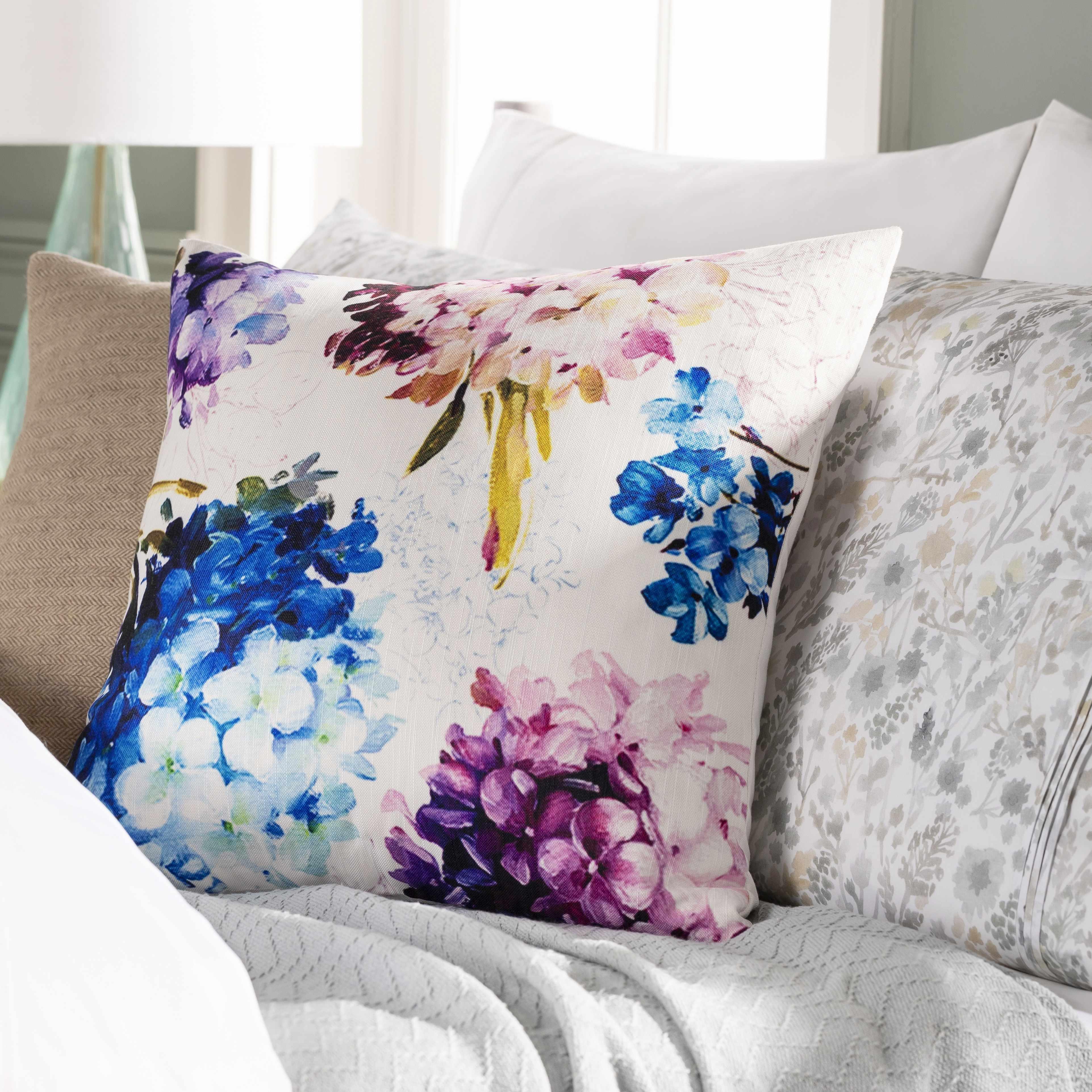 Langtoft Floral Splash Throw Pillow - Clearance - PRHOMZ