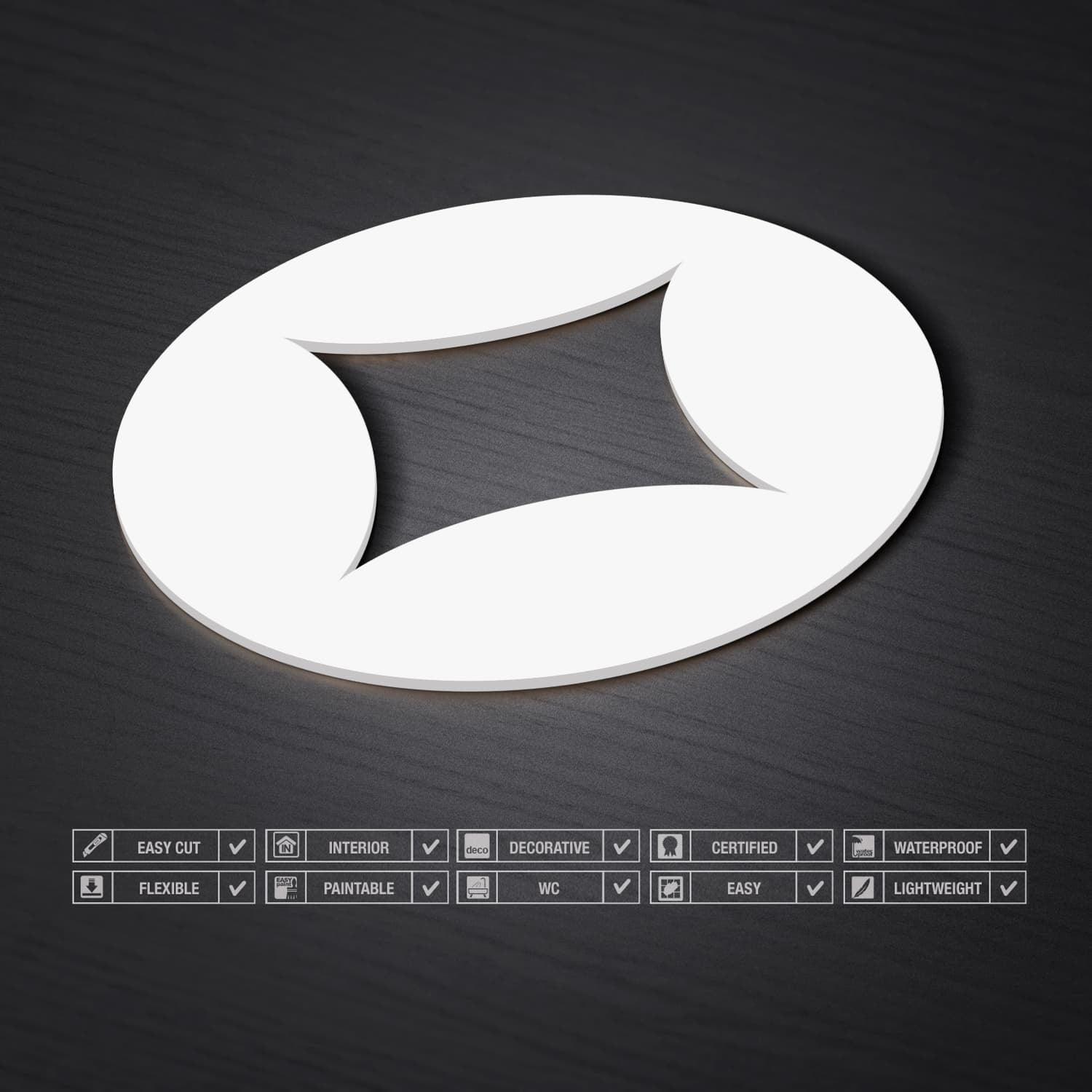 Diamonds 3D Wall Panels - PRHOMZ