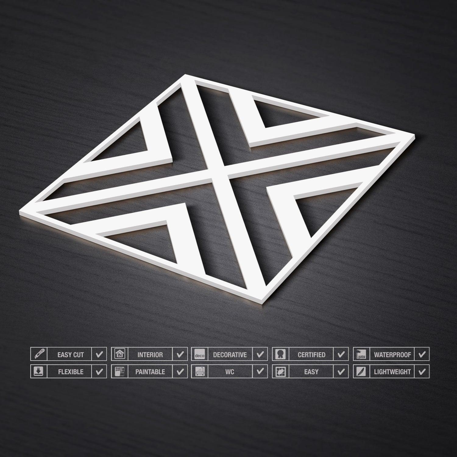 Geometric Art 3D Panels - PRHOMZ