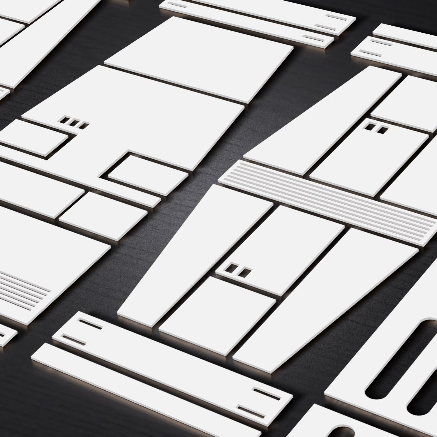 Science Fiction Spaceship 3D Wall Decor - PRHOMZ