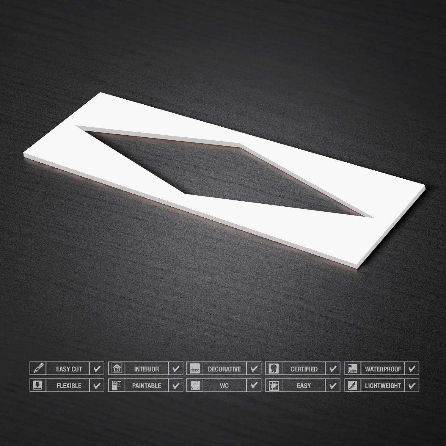 Rectangular 3D Wall Panels - PRHOMZ