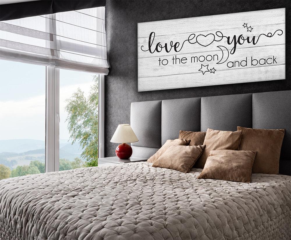Love You To The Moon And Back - Canvas