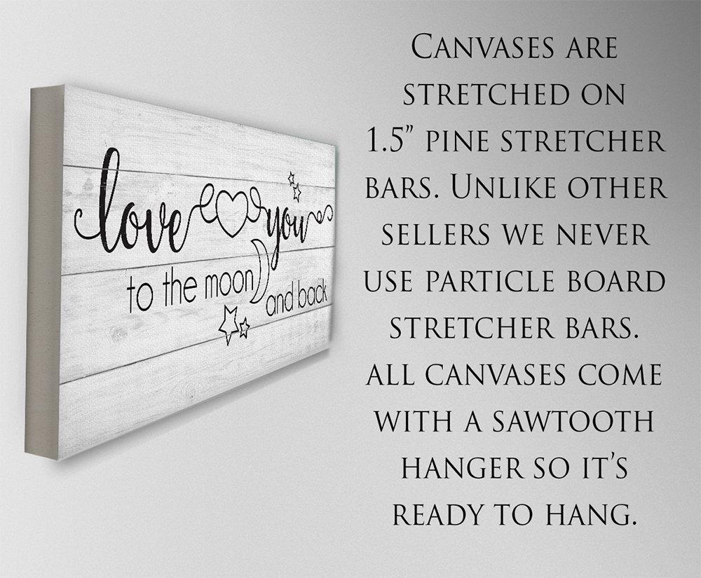 Love You To The Moon And Back - Canvas