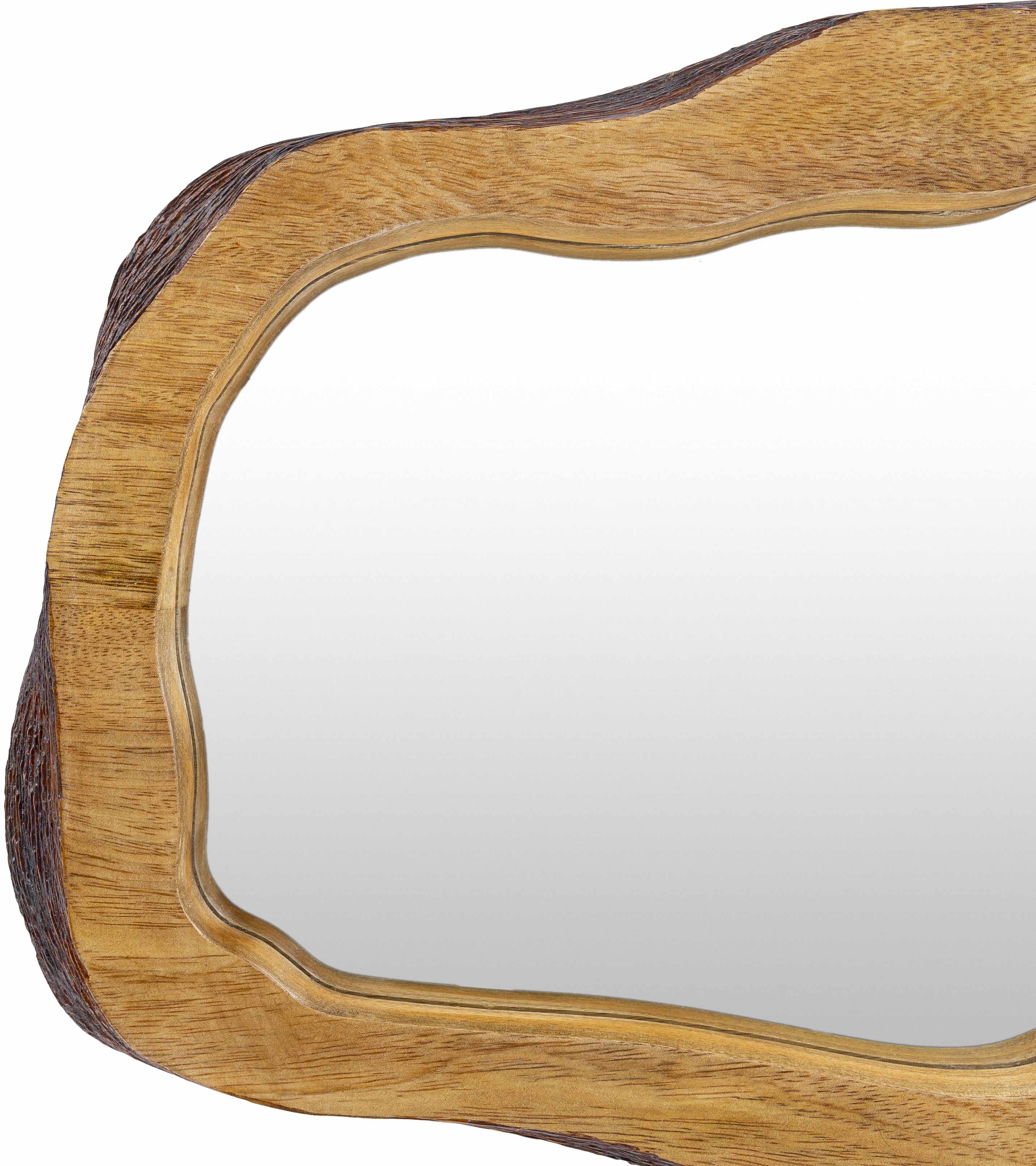 Louiseville Gold Frame Round Mirror-1
