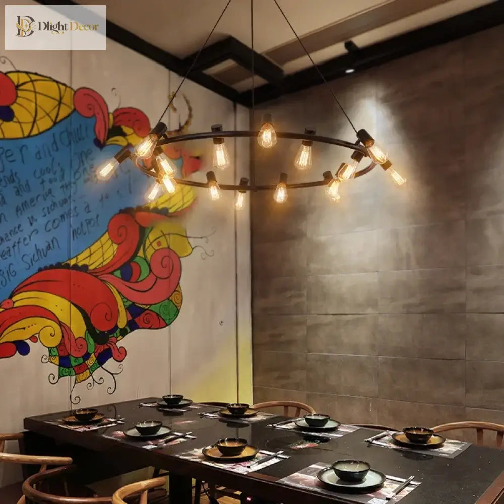 Lucie Adjustable Chandelier | Modern Dining Room Lighting