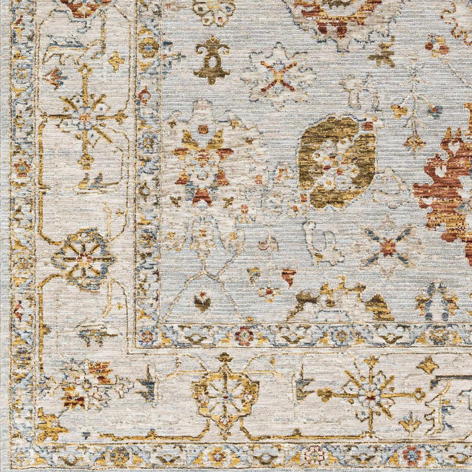 Luklukan Oushak Style Floral Rug