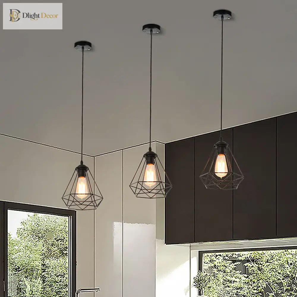 Luna Industrial Pendant Light | Dining Room Home Lighting