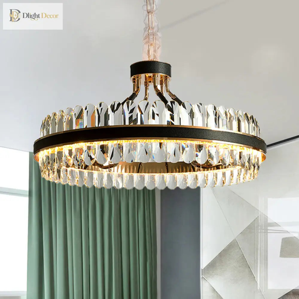 Luna Modern Crystal Chandelier | Dining Room Home Lighting