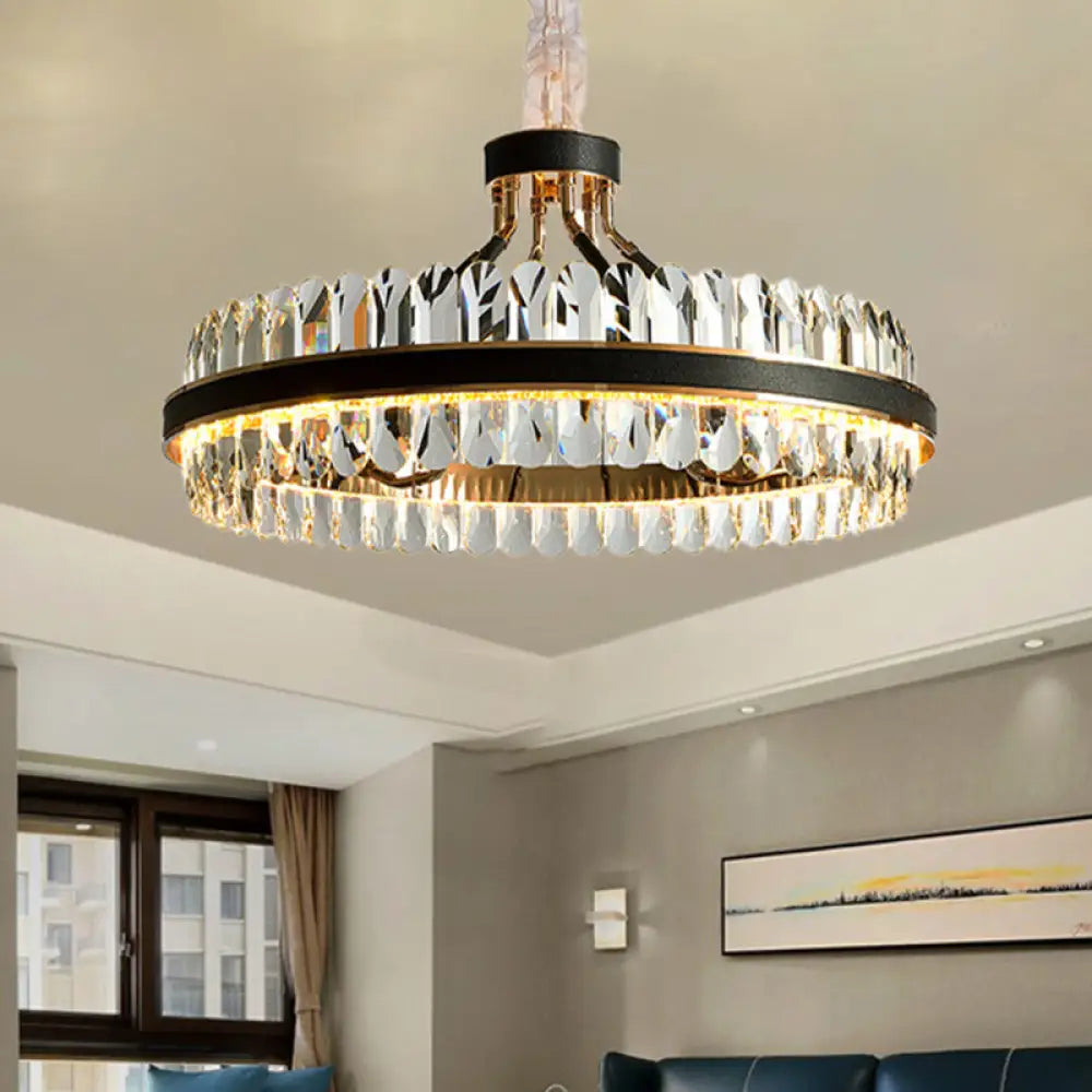 Luna Modern Crystal Chandelier | Dining Room Home Lighting