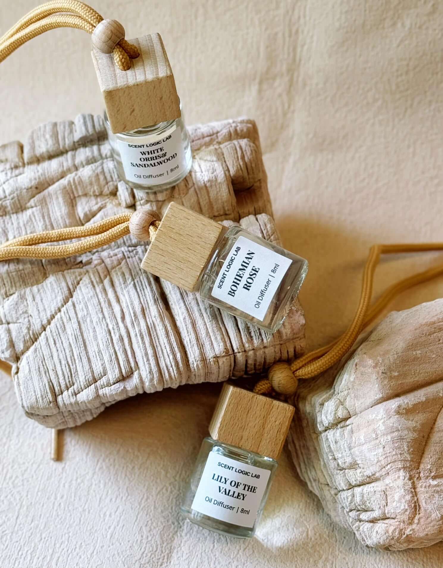 Luxury 8ml Car Diffuser in Floral Scents