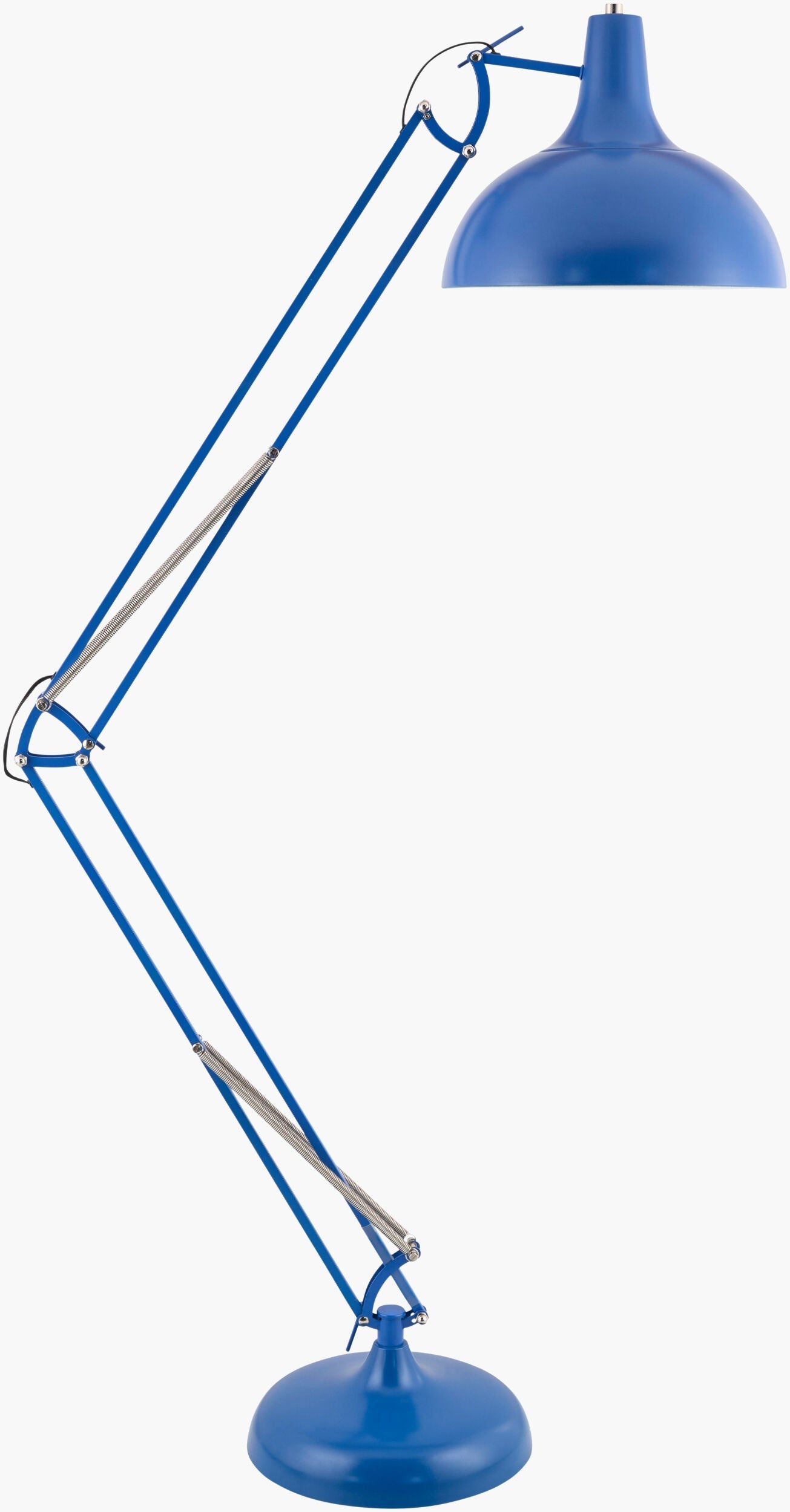 Aqua Blue Rustic Floor Lamp for living rooms or reading corners-0