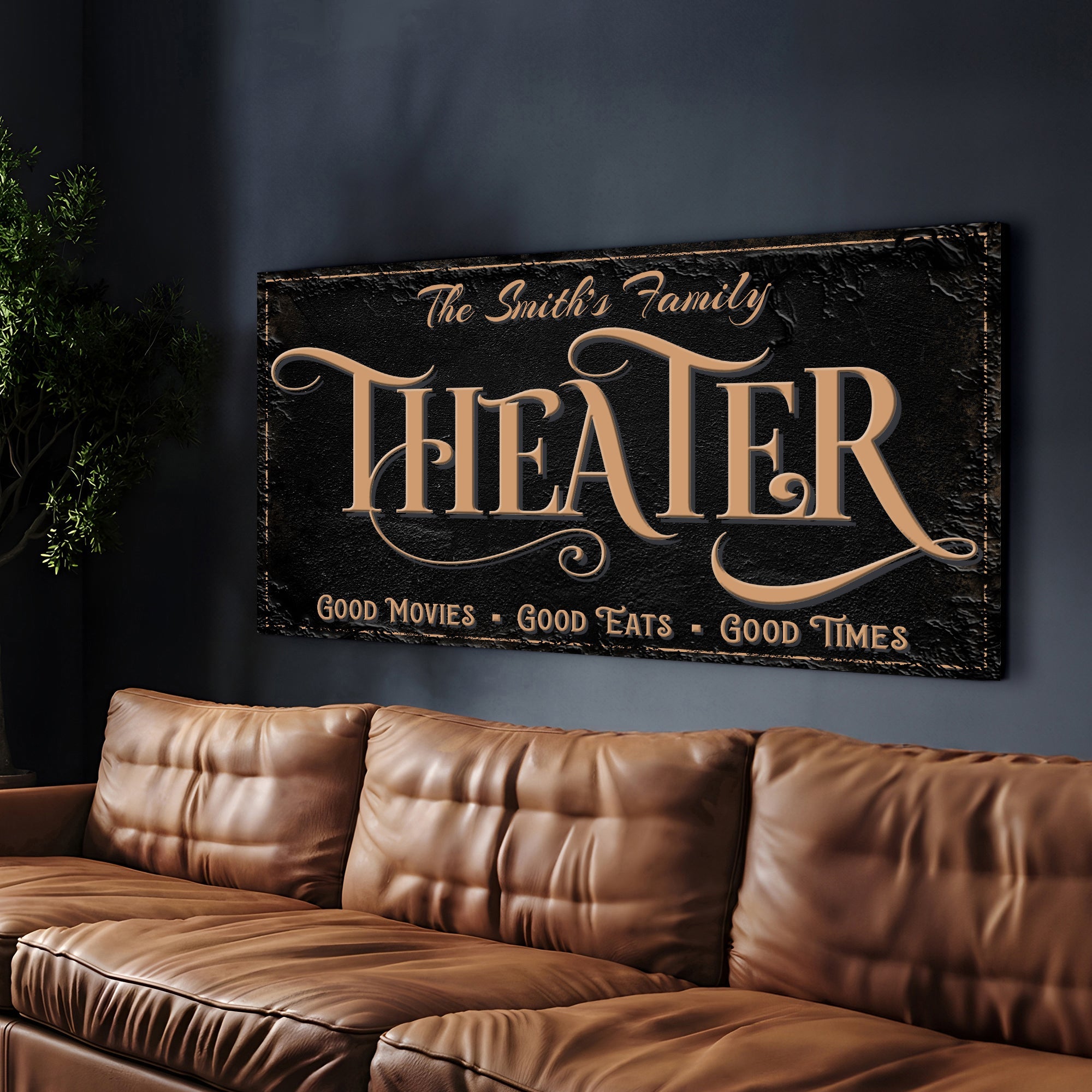 Personalized Theater Sign VI
