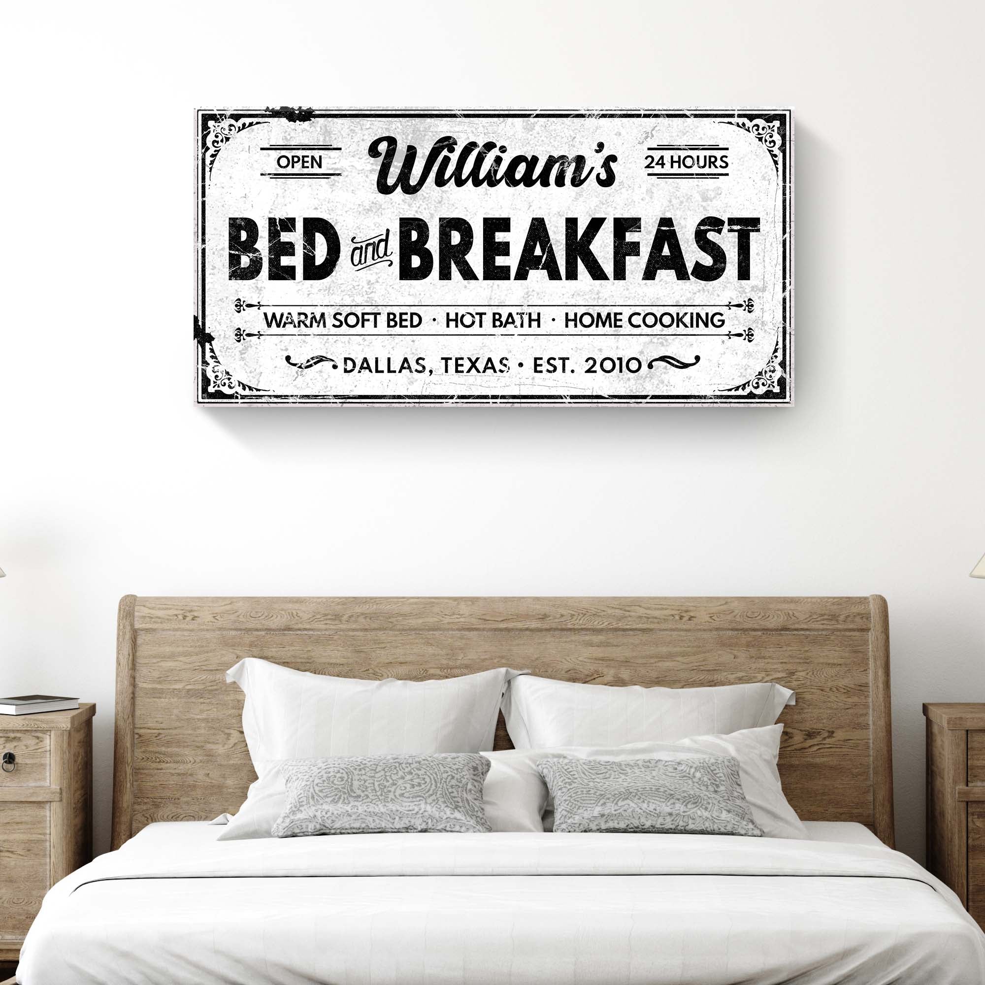 Bed and Breakfast Sign II