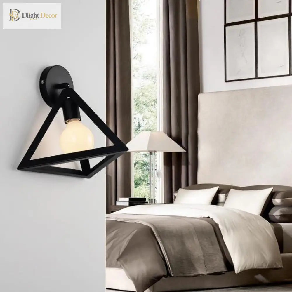 Malia Industrial Wall Sconce | Bedroom & Hallway Lighting