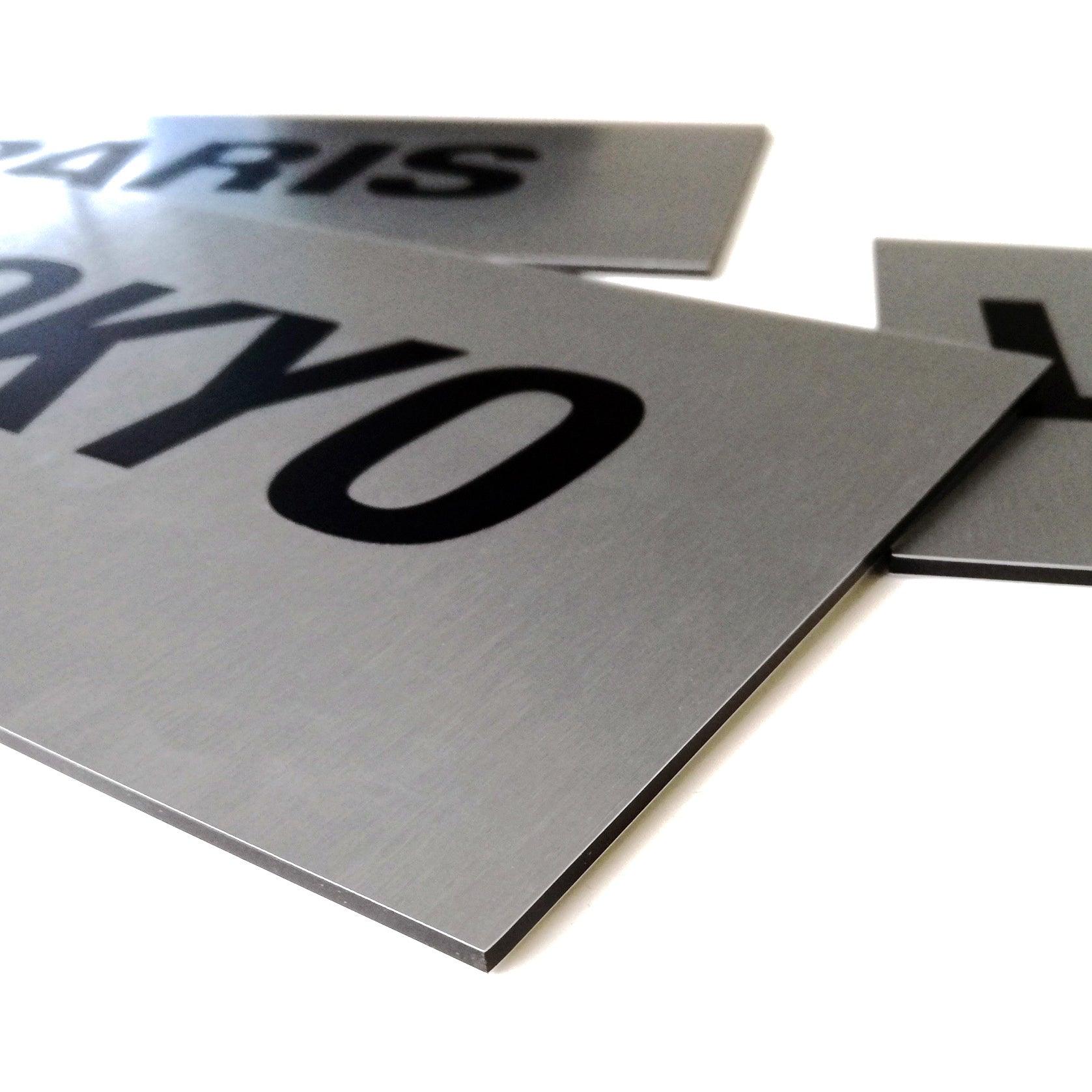 City Names Office Decor 3D - PRHOMZ