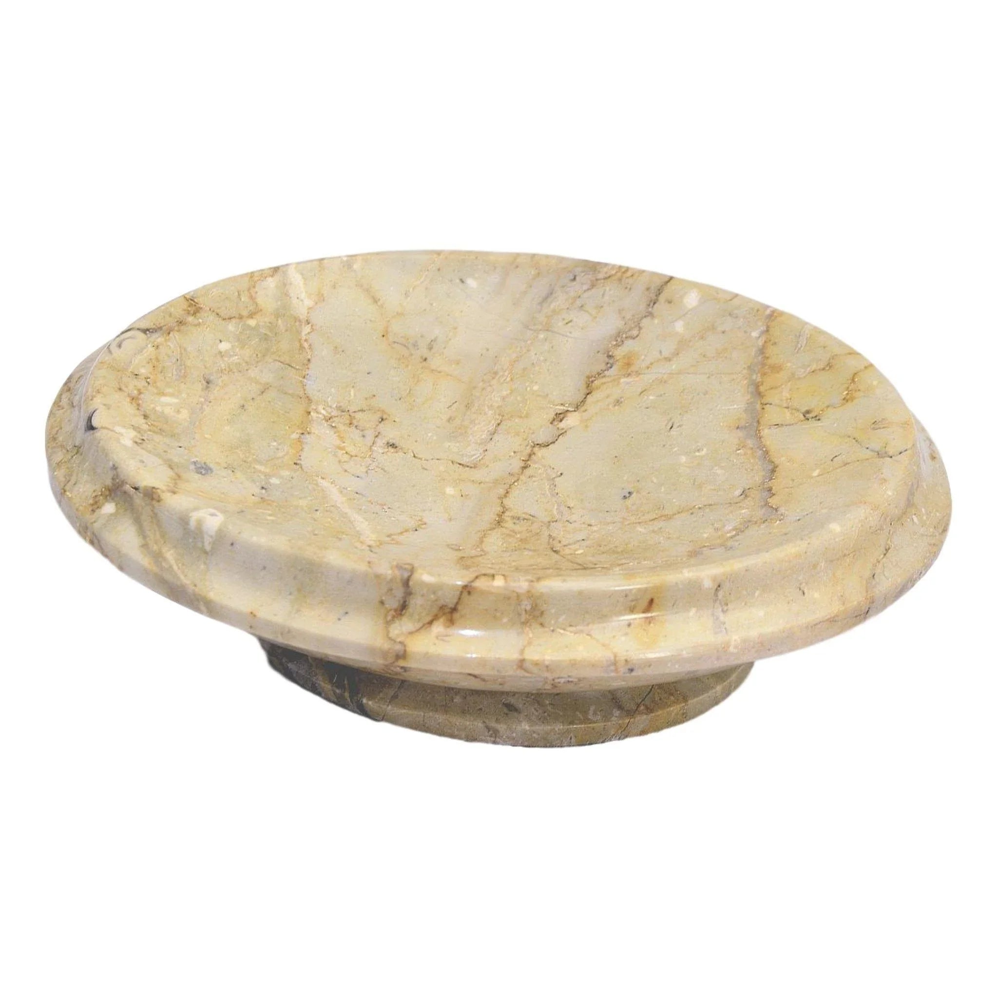 Marble Soap Dish of Sahara Beige Marble