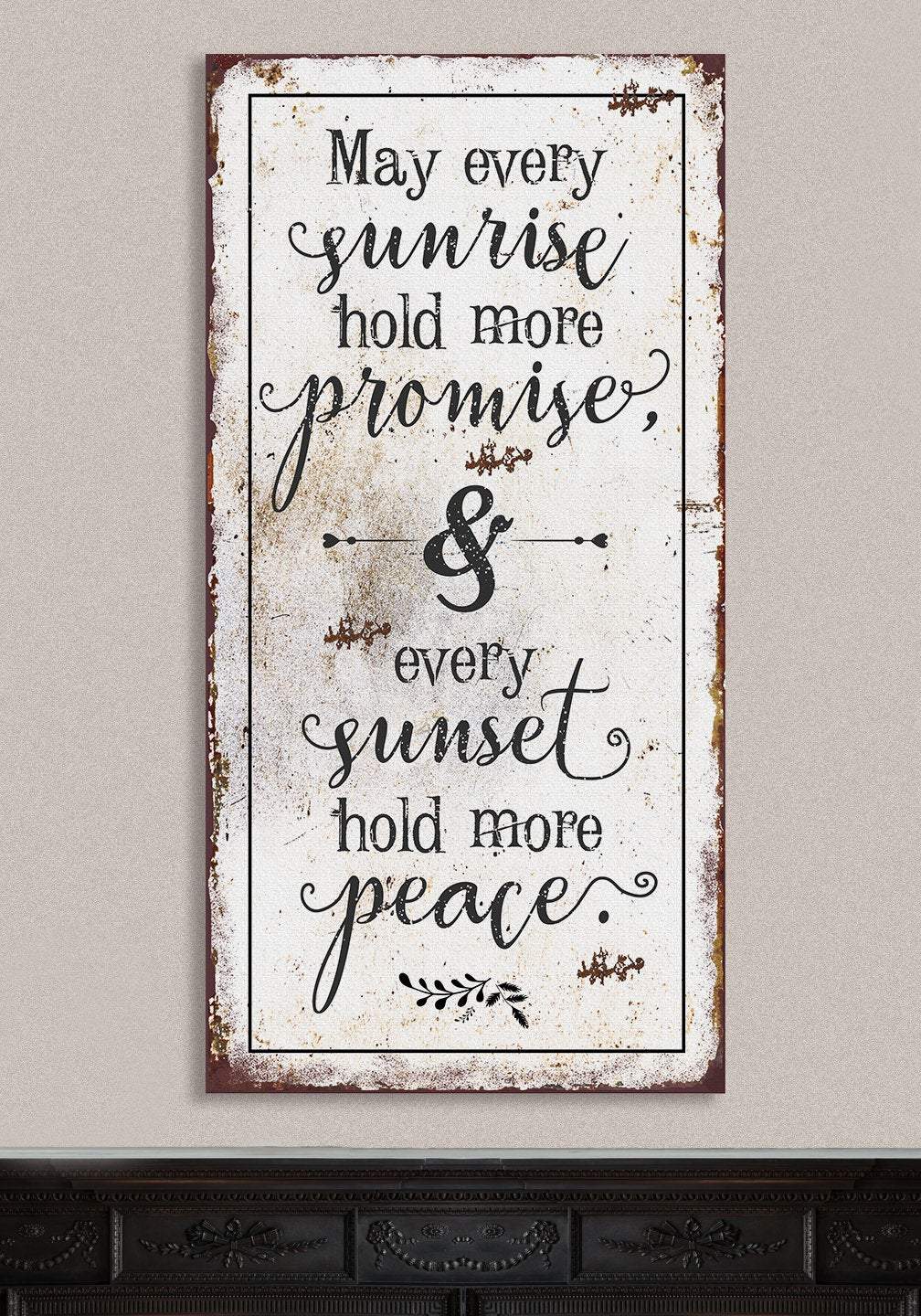 May Every Sunrise - Canvas